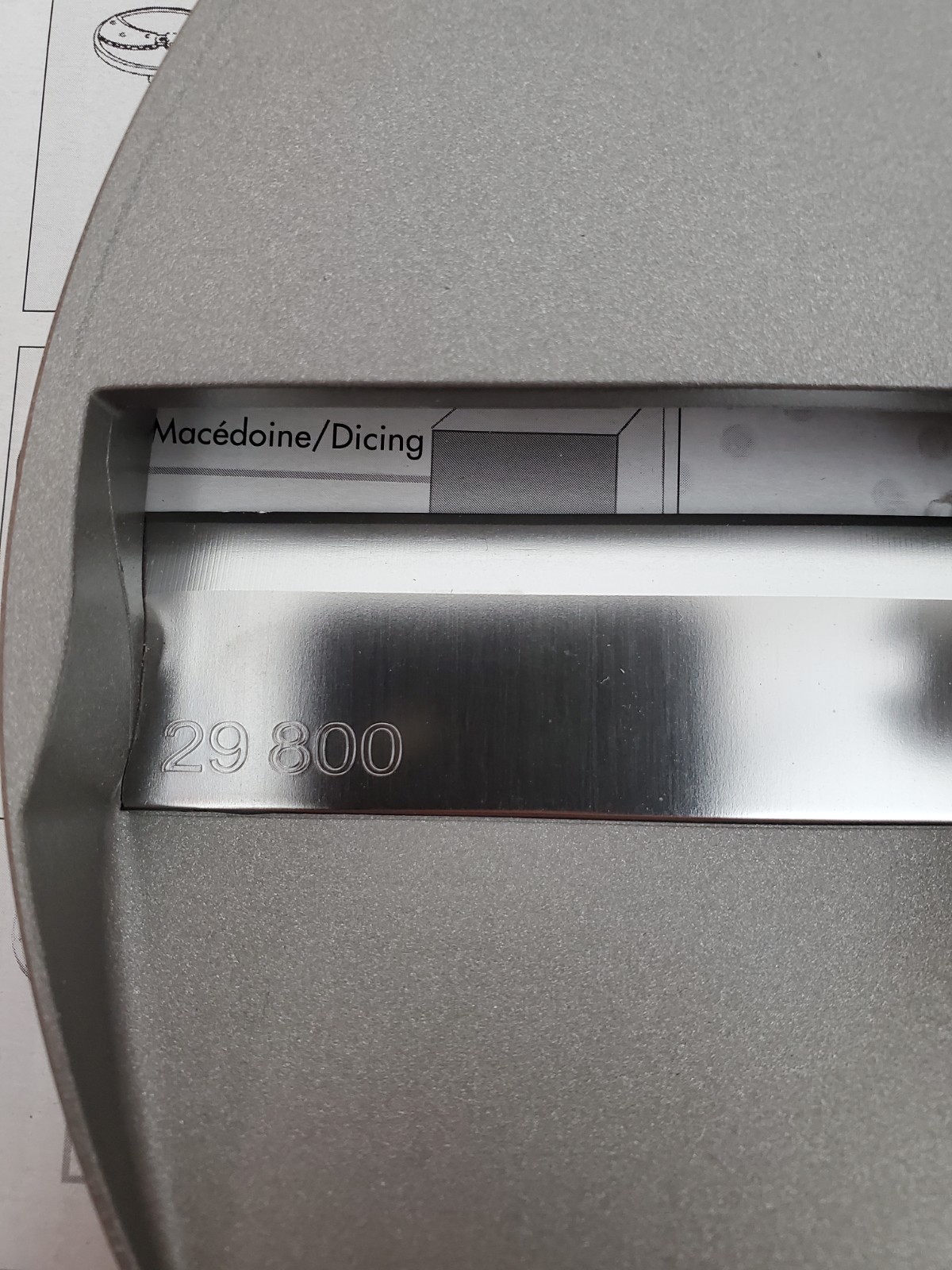 Genuine Robot Coupe Dicing Slicer Disc 10mm x 10mm (3/8” x 3/8”) – 28130W