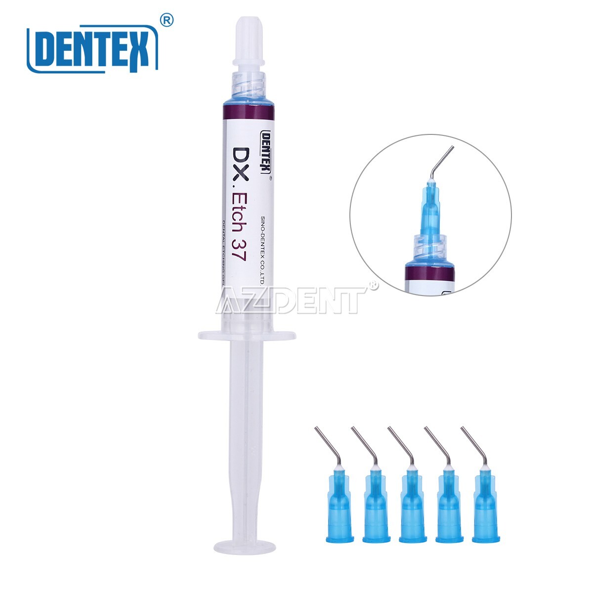 3x Dentex Dental Etching Gel 37% Acid Etchant Gel 5ml/syringe