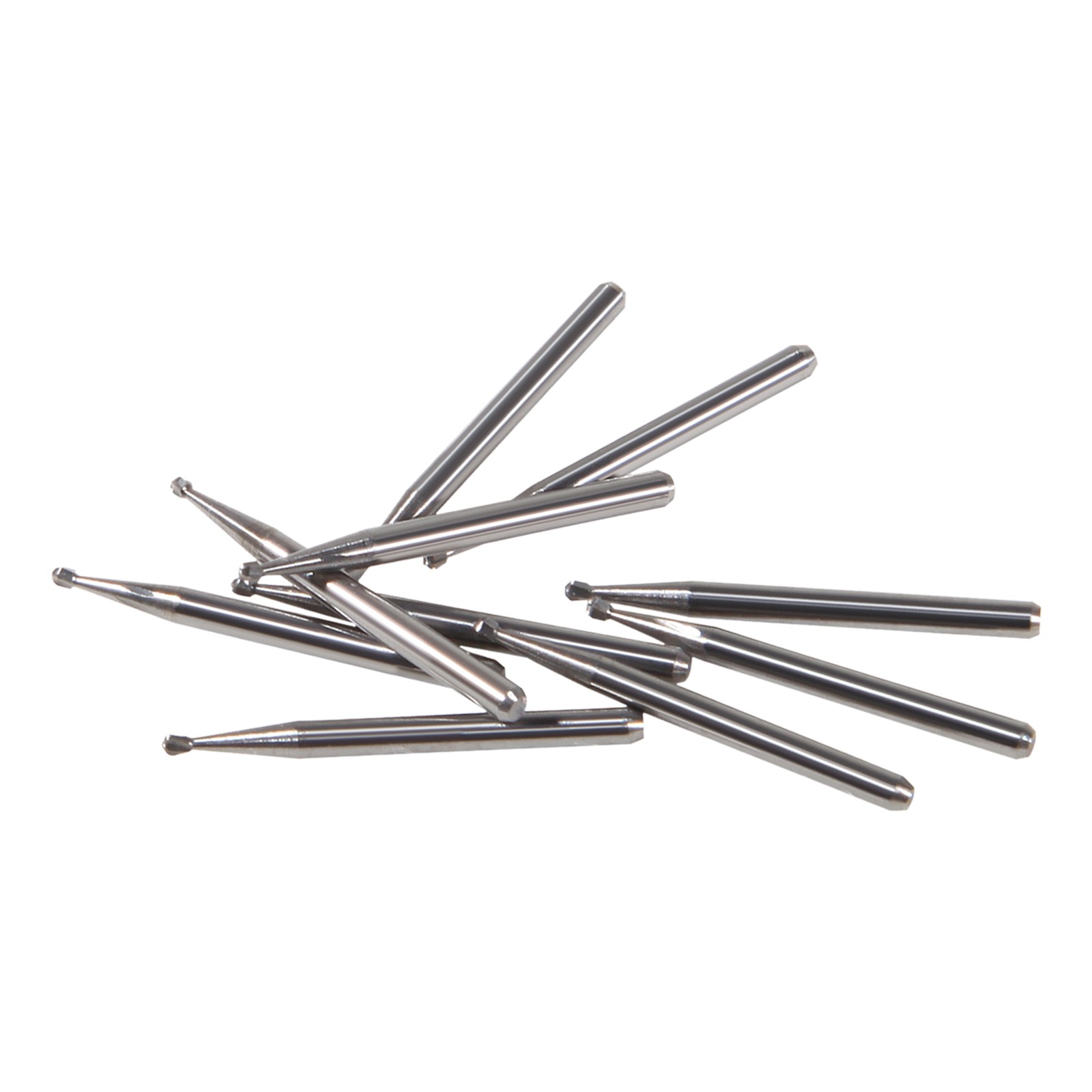 10 FG 1 Round Carbide Dental Burs High Speed Handpiece Friction Grip Drill Bits