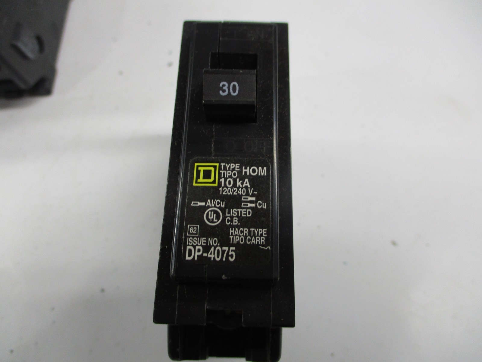 SQUARE D HOM130 BREAKER 1POLE 30AMP LOT OF 8 NSNP