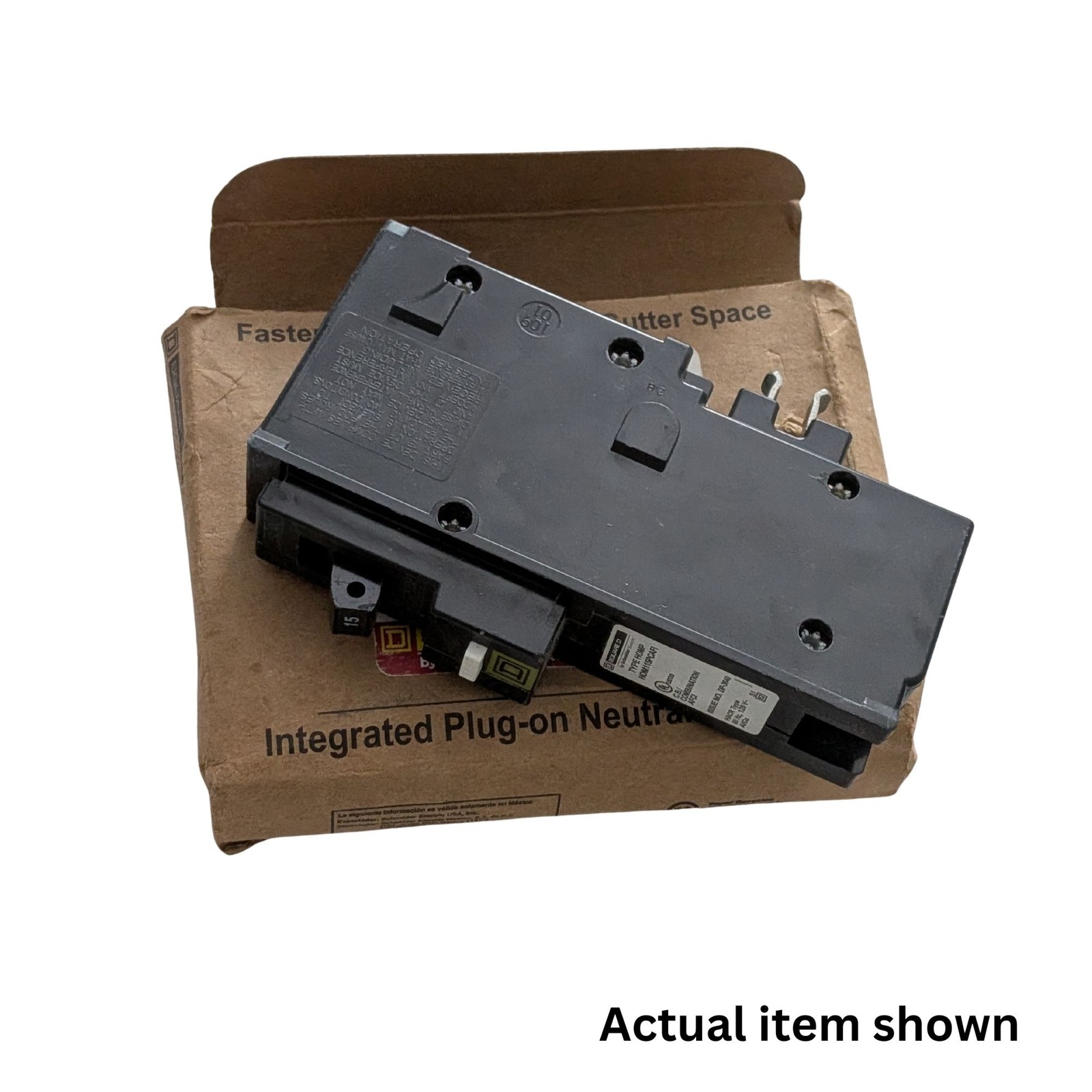 ⚡ Square D HOM115PCAFI Homeline 15A 1 Pole Arc Fault Circuit Breaker PON NEW