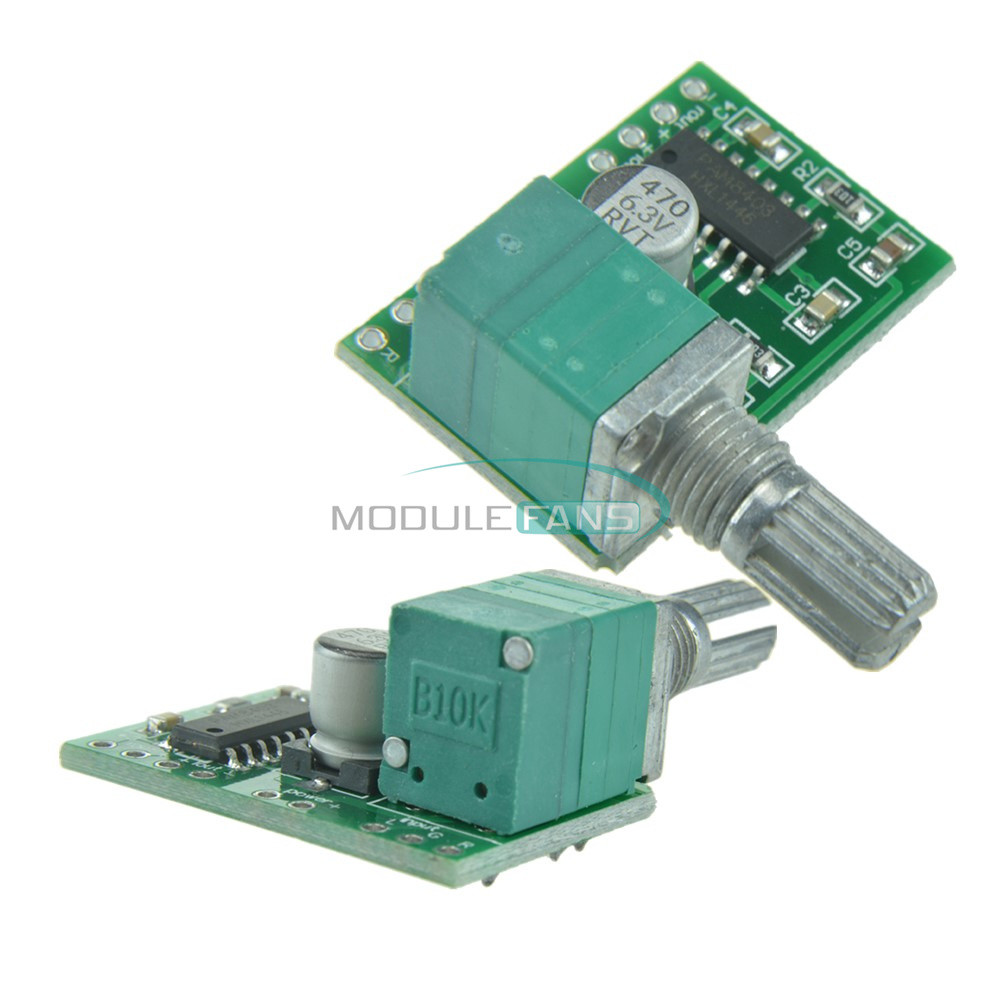 1/2/5/10PCS PAM8403 5V Audio Amplifier Board with 2 Channel 2W*3W Volume Control