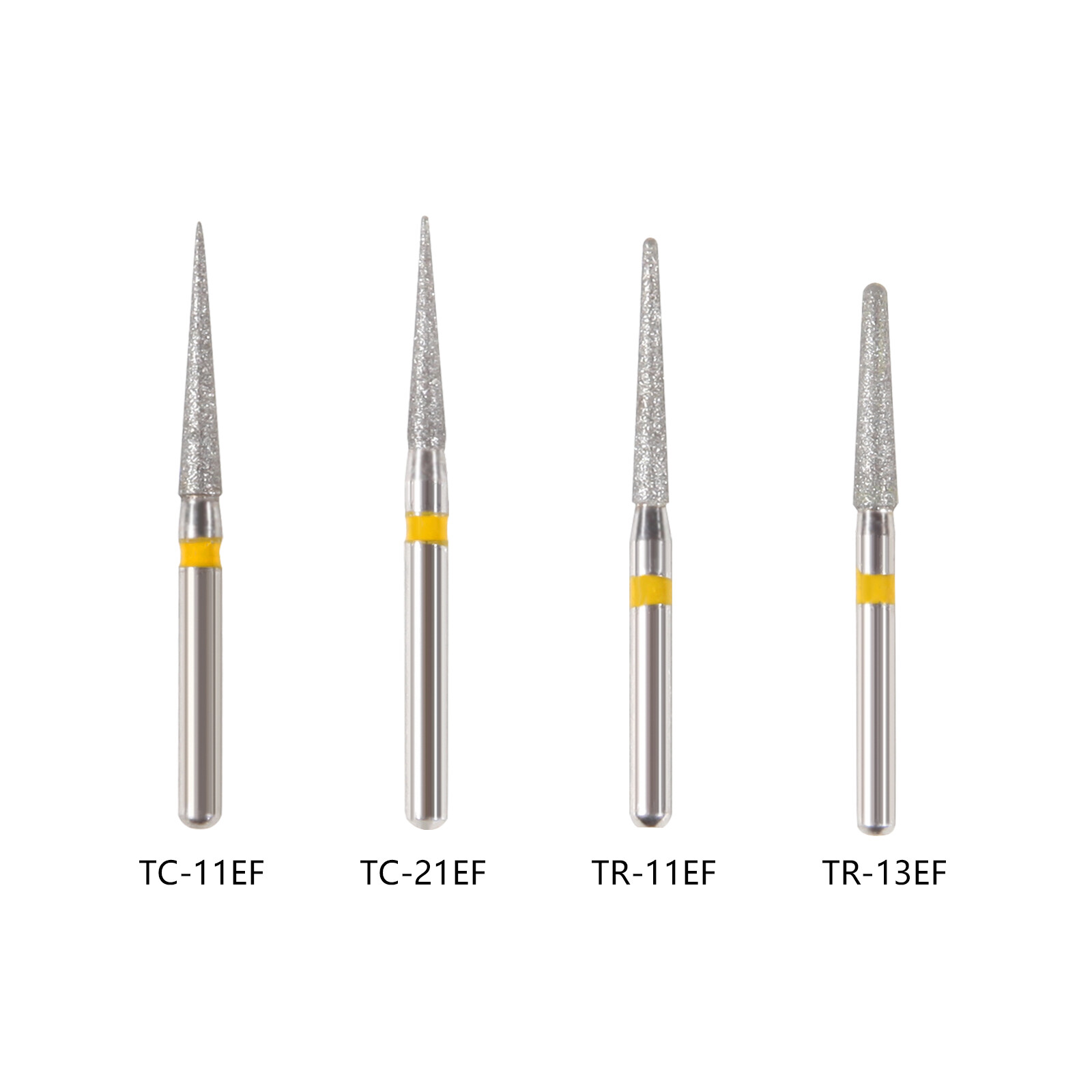 97Types Dental Diamond Burs FG 1.6mm for High Speed Handpiece 5Pcs/pack New