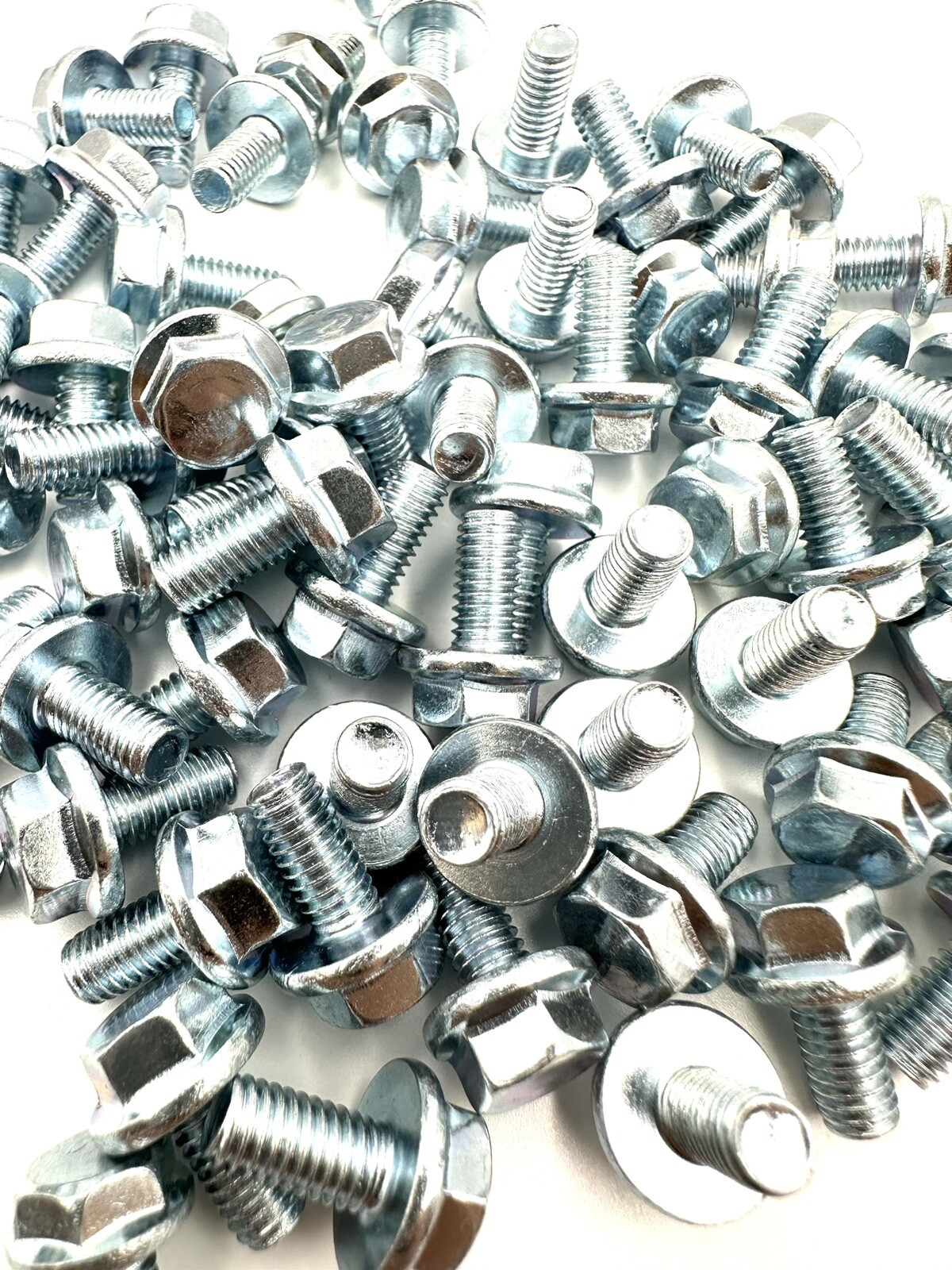 (25) M6-1.0 x 12 or M6x12 6mm x 12mm Standard 10mm Head Hex Bolt Zinc