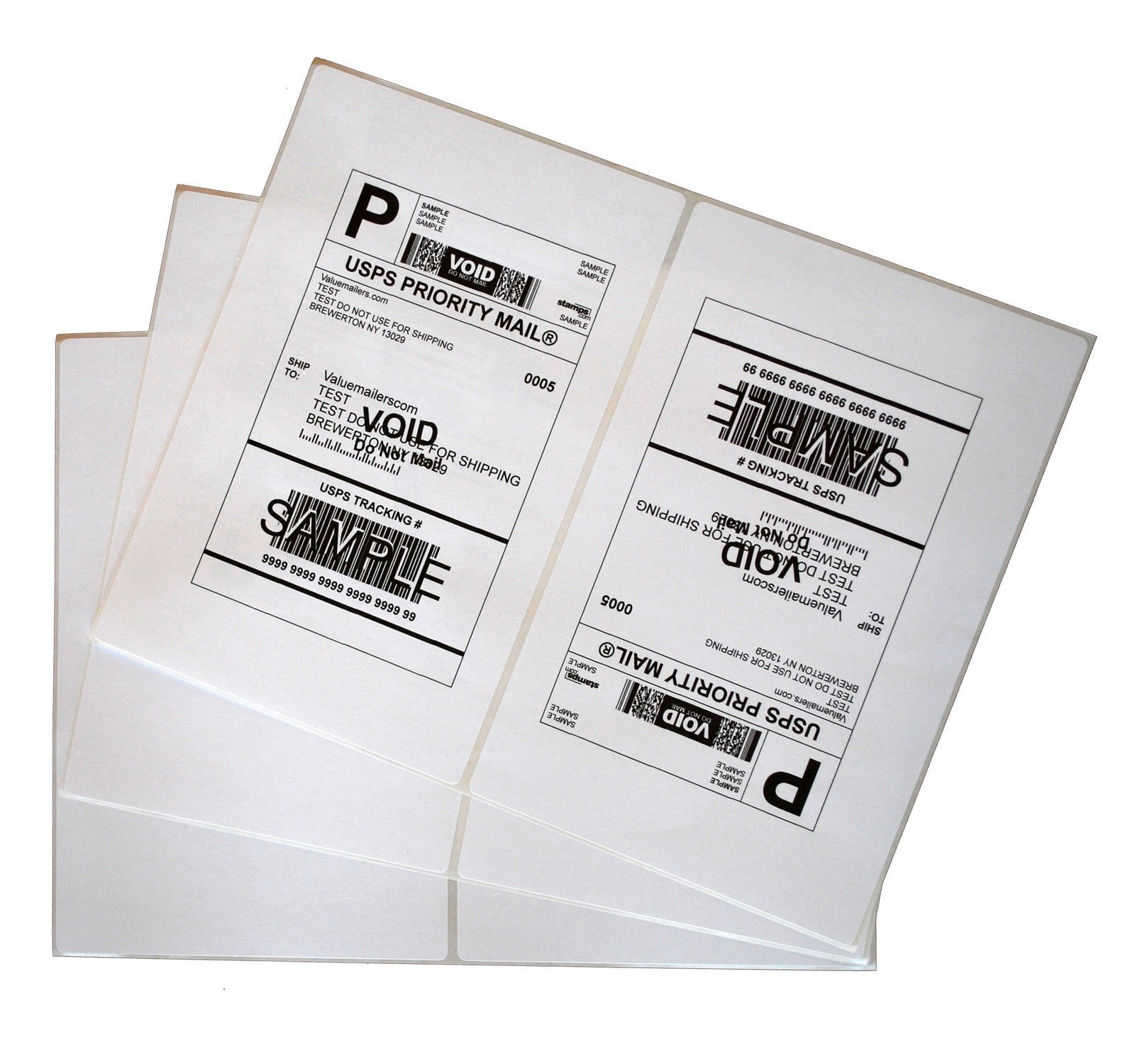 400 Half Sheet Address Shipping Mailing Label 8.5 x 5.5 Self Adhesive