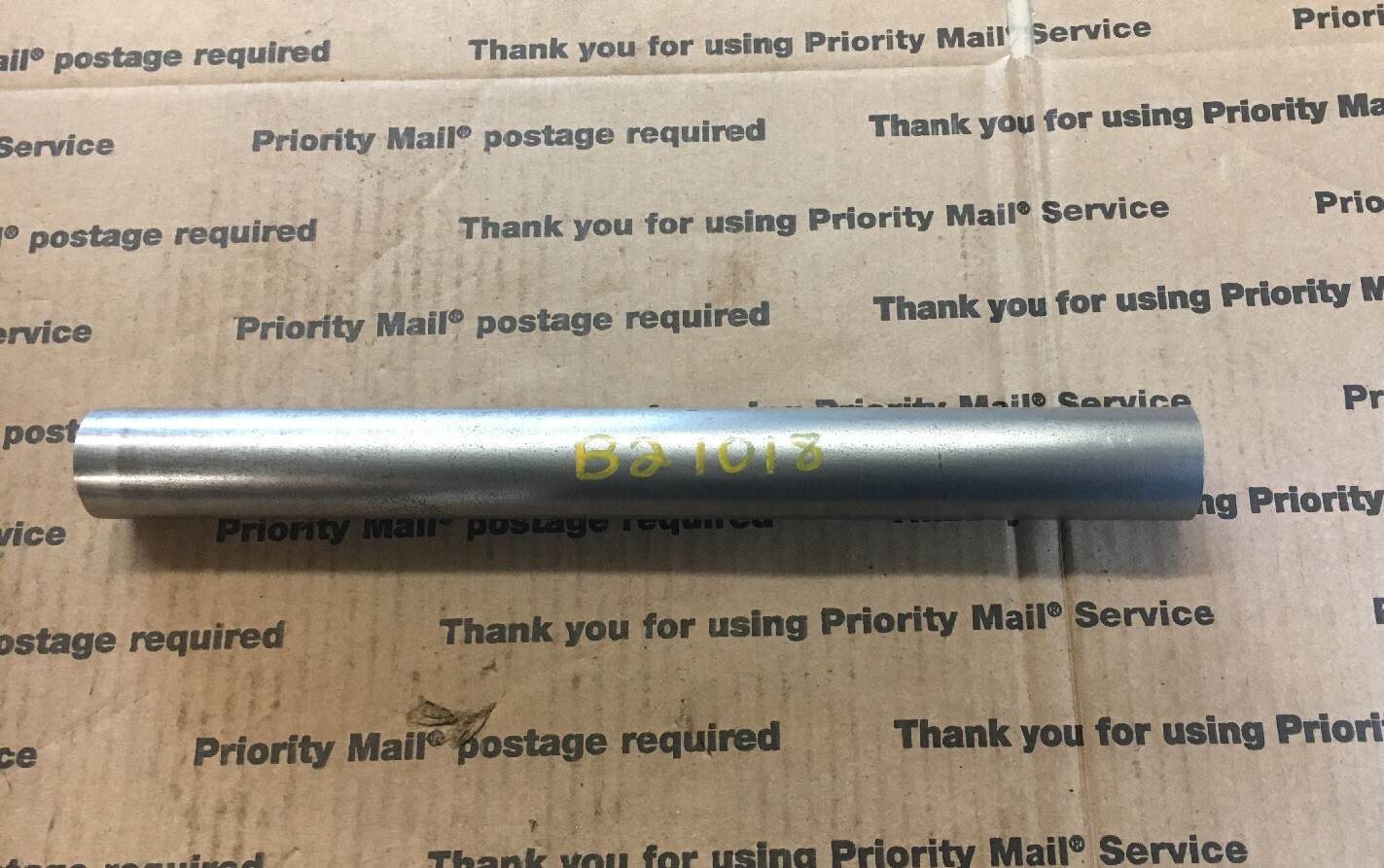 1 1/4” Steel Round Stock Lathe Machining Shaft Blacksmith 10” Long 1018 1.25 CR