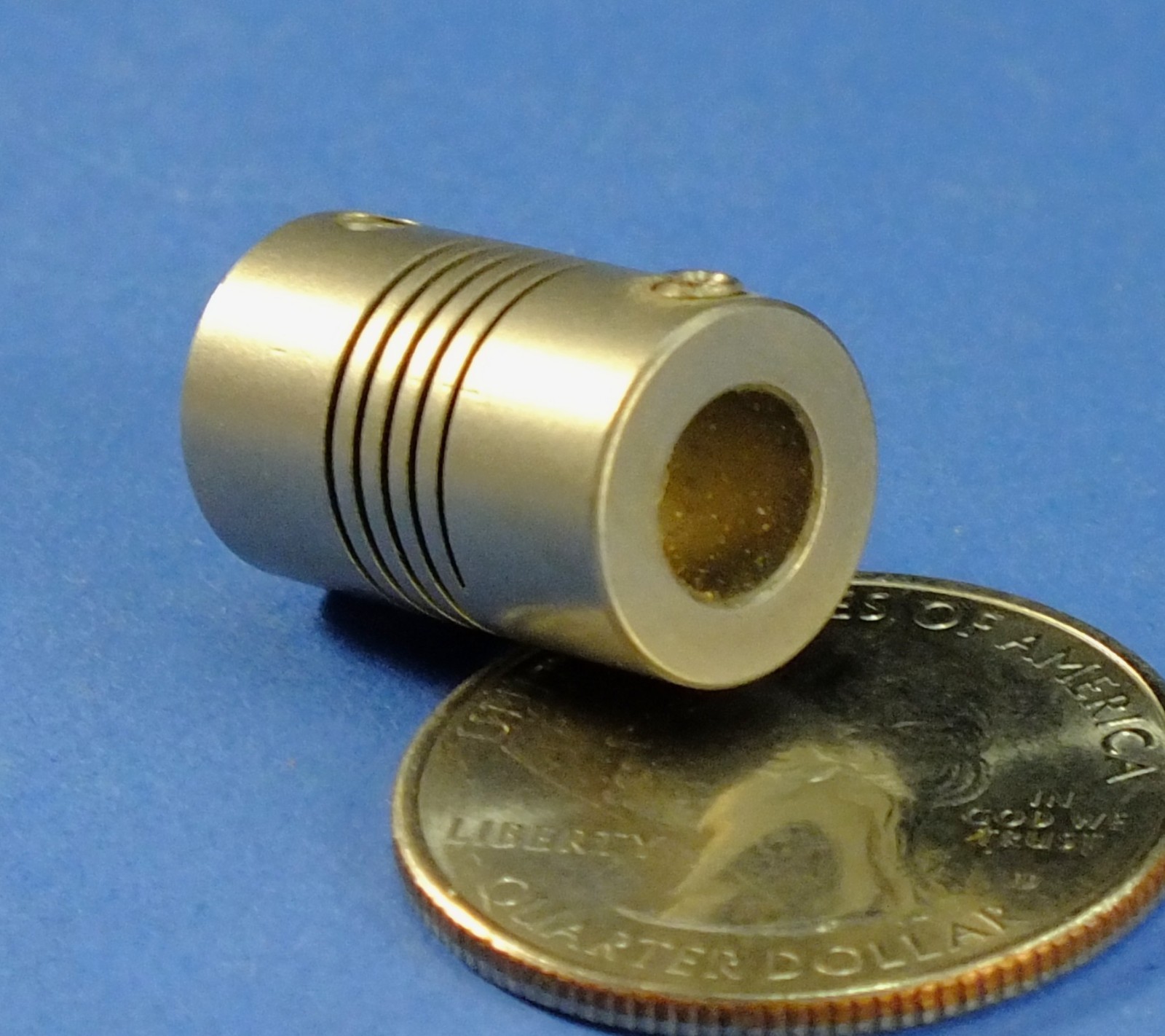 6.35 x 6.35 Shaft Flexible Coupling (1/4″ X 1/4″ STAINLESS STEEL Coupler Encoder