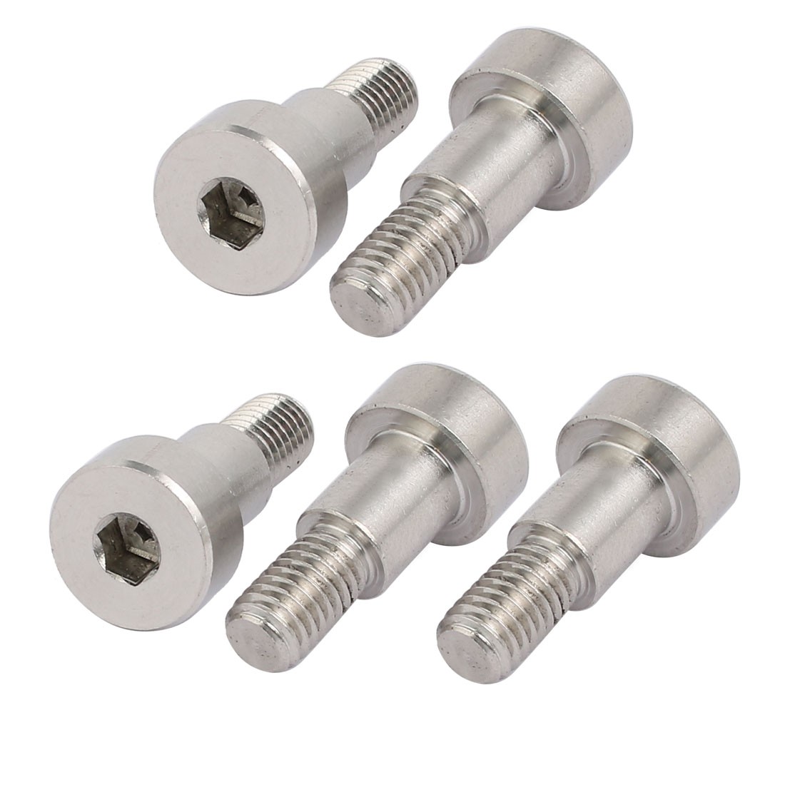 Hex Socket Shoulder Bolt 10mm Shoulder 12mm Shoulder Length M8 Thread 5pcs