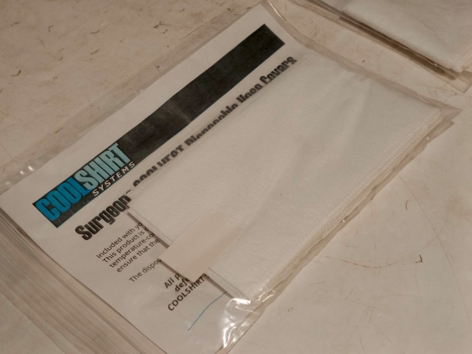 Lot of 2 COOLSHIRT Systems Surgeons COOLVEST Disposable Hose Covers, as shown