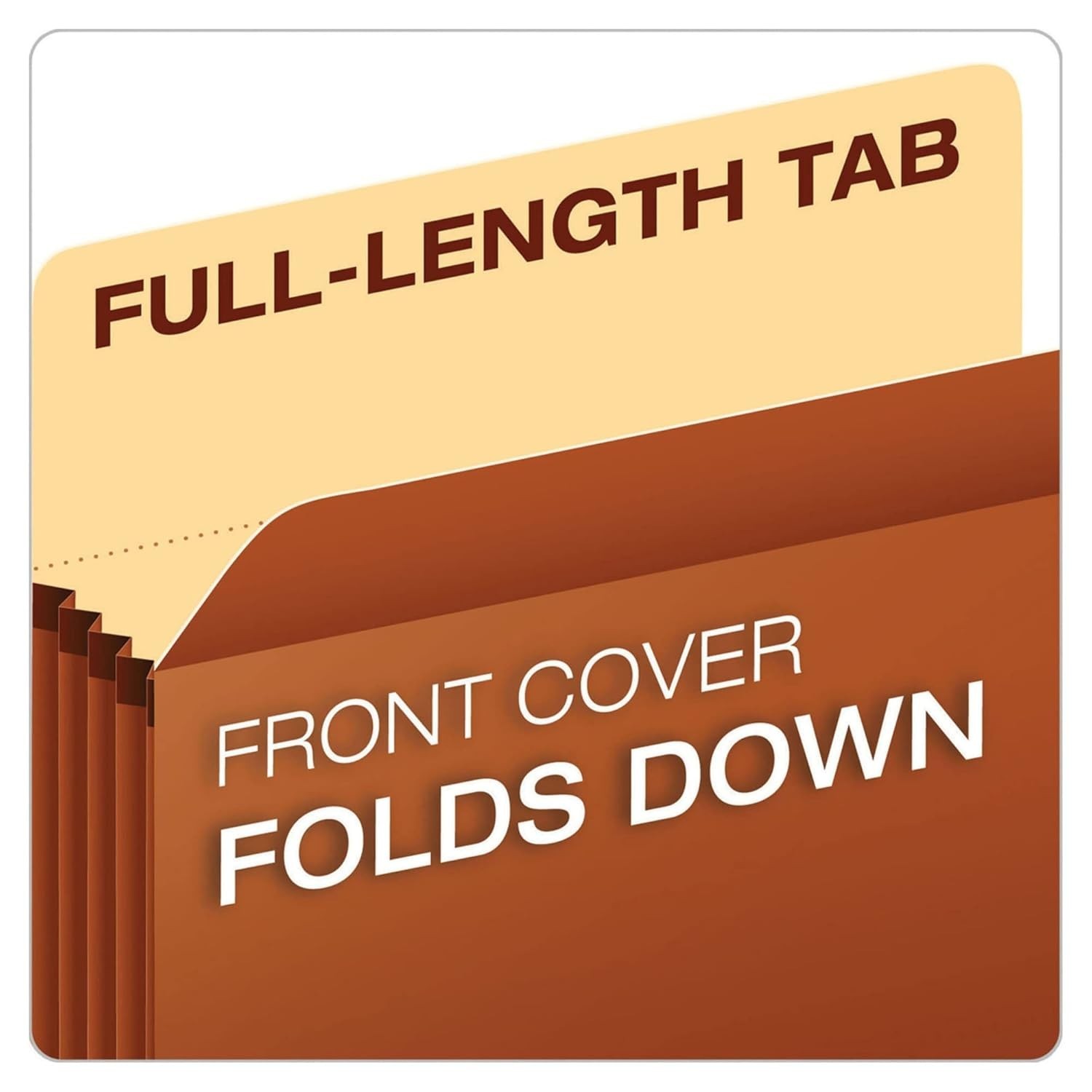 Expanding File Pockets 5.25in Capacity Redrope Reinforced Tyvek for Office Use