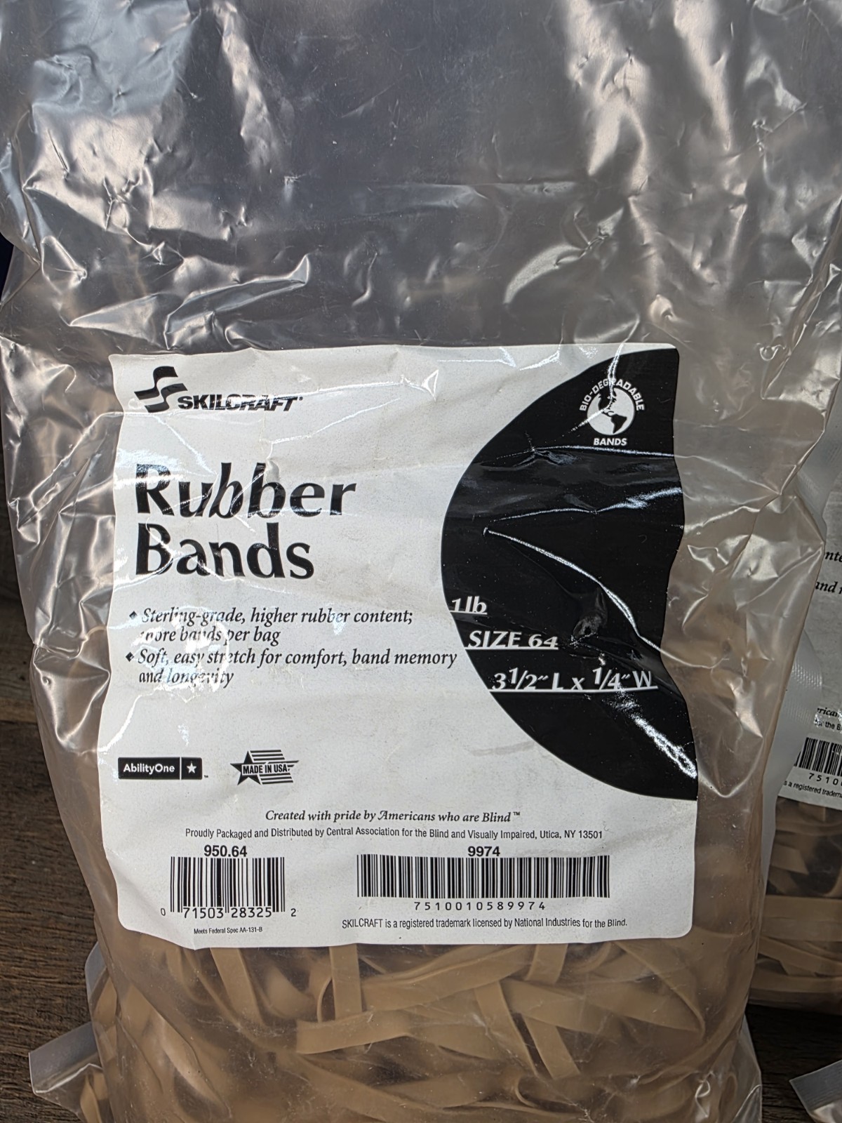 3 Pounds of Rubber Bands
