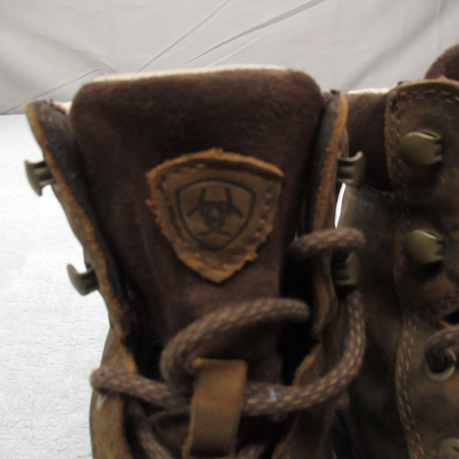 Ariat Anthem Womens Work Boots 6B Brown Leather Waterproof Composite Toe Vietnam