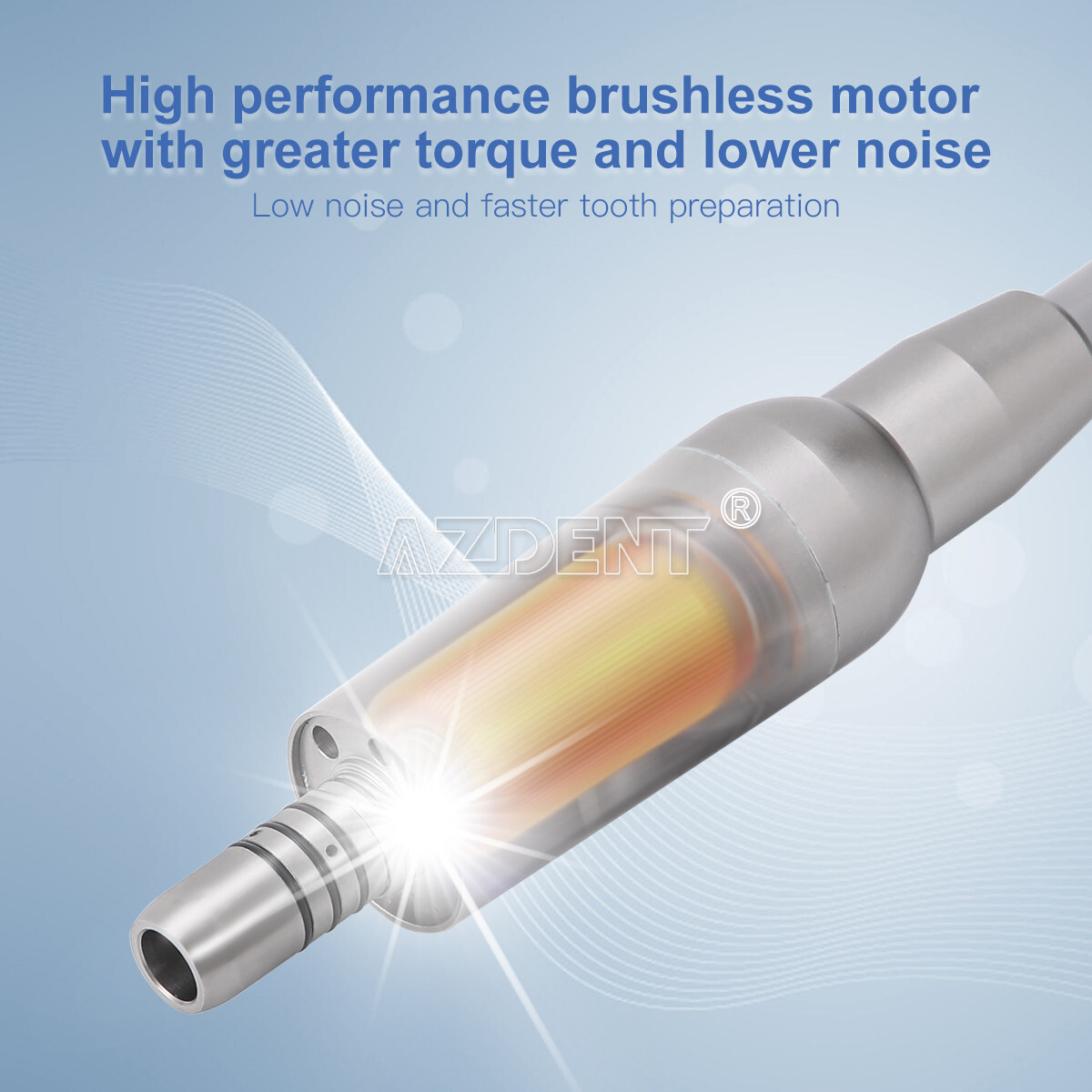Dental LED Brushless 1:1/1:5/16:1 Electric Micro Motor Internal E-type 4Holes