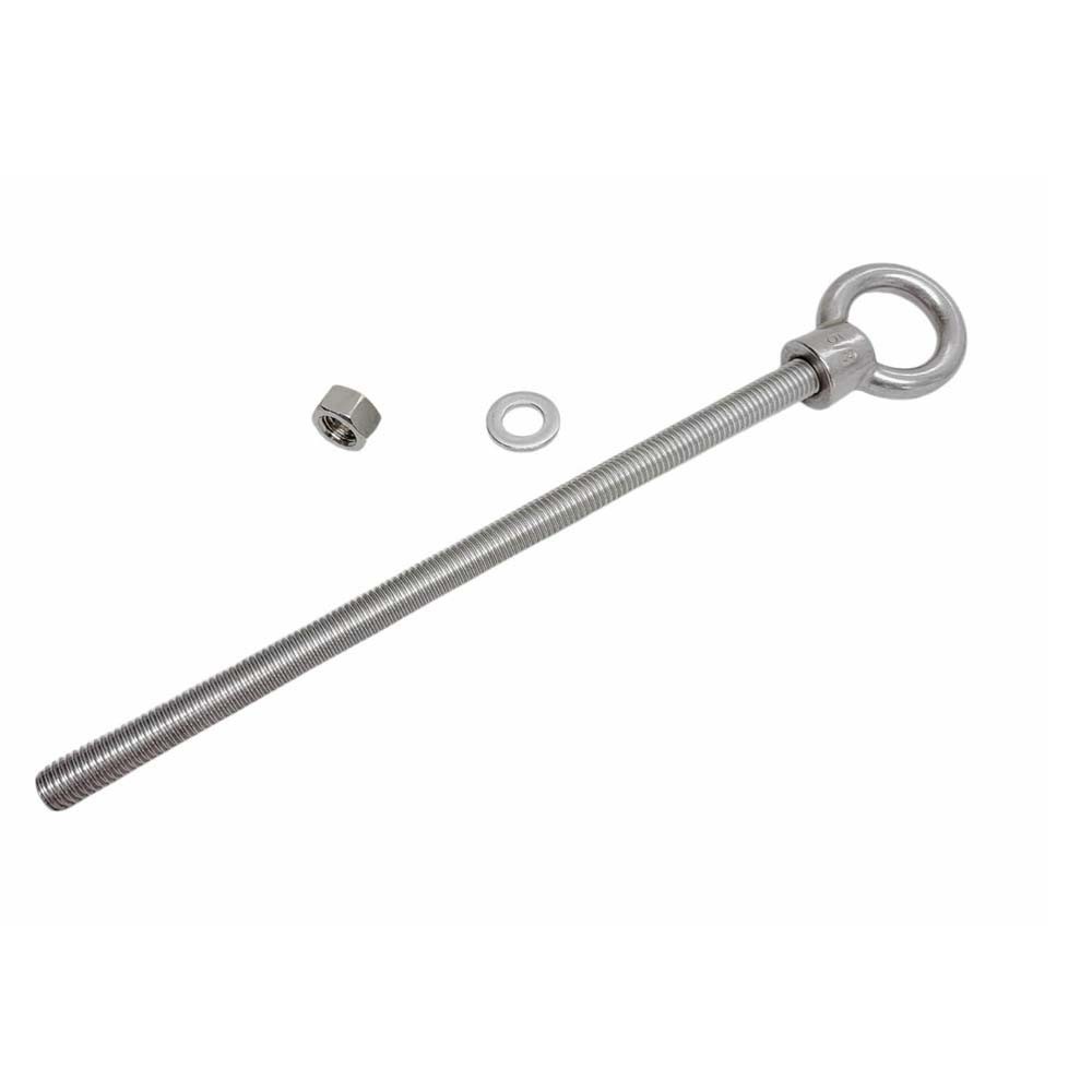 Marine Grade T316 Stainless Shoulder Eye Bolt 5/8″ x 12″, 3,200 lb WLL