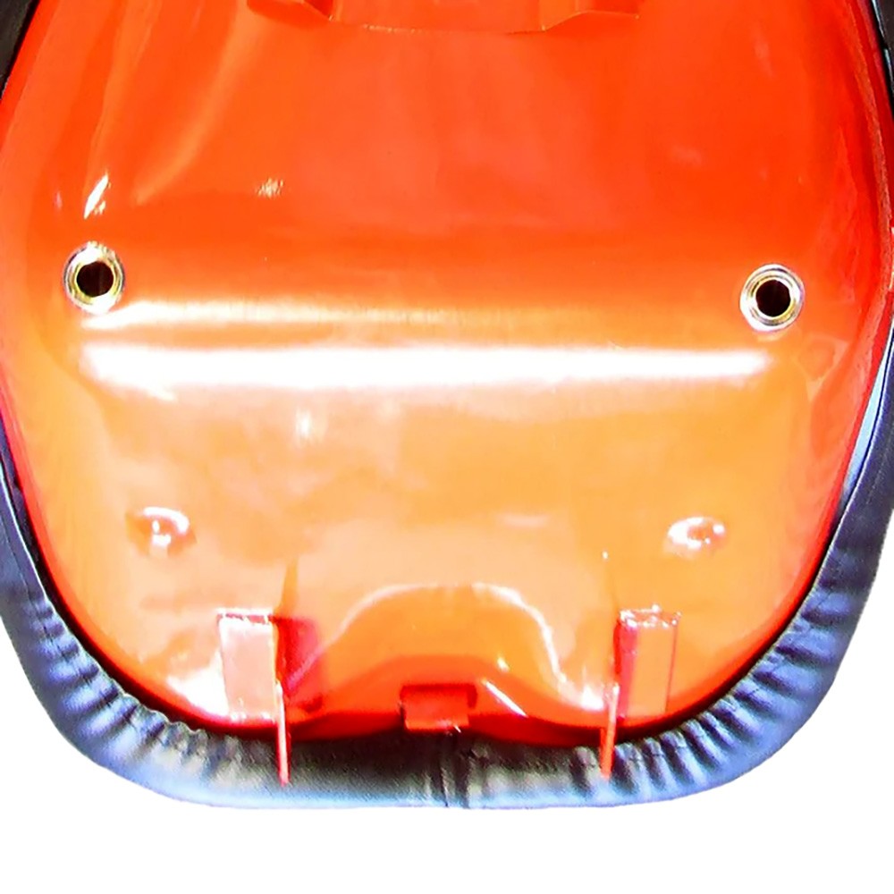 71984 Fits Kubota Seat Assembly Black/Orange Seat Assembly Orange Metal/Black