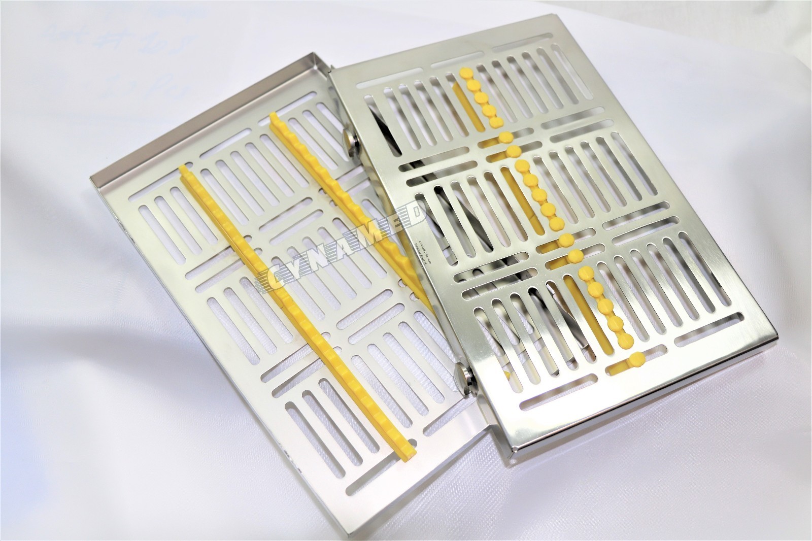 DETACHABLE 5 DENTAL SURGICAL AUTOCLAVE STERILIZATION CASSETTES FOR 20 INSTRUMENT