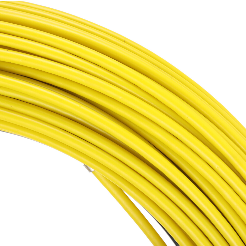 328ft/100m Fish Tape Puller Fiberglass Wire Cable Running Rod Duct Rodder 6mm