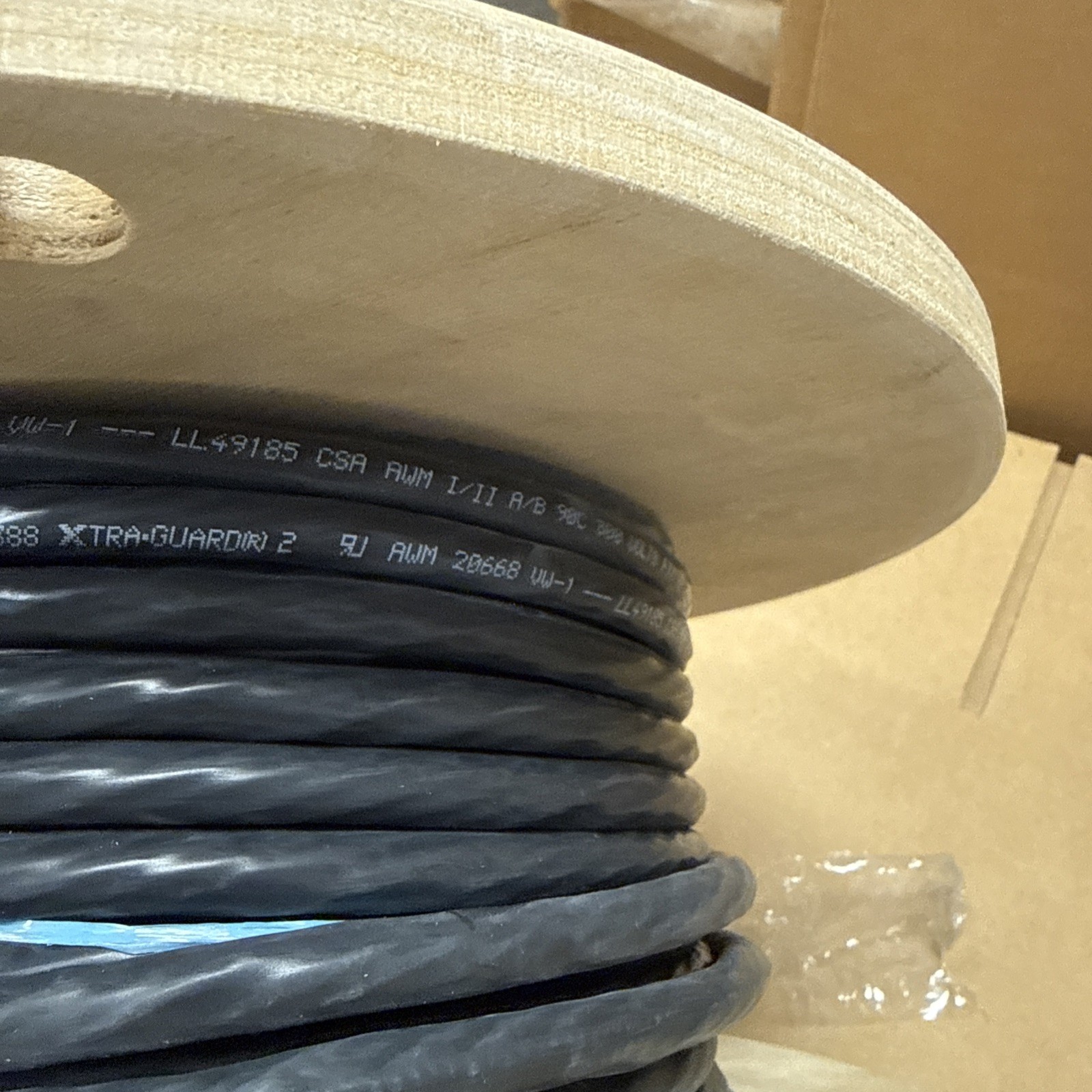 Alpha cable 25388 BK005, 100 ft-spool