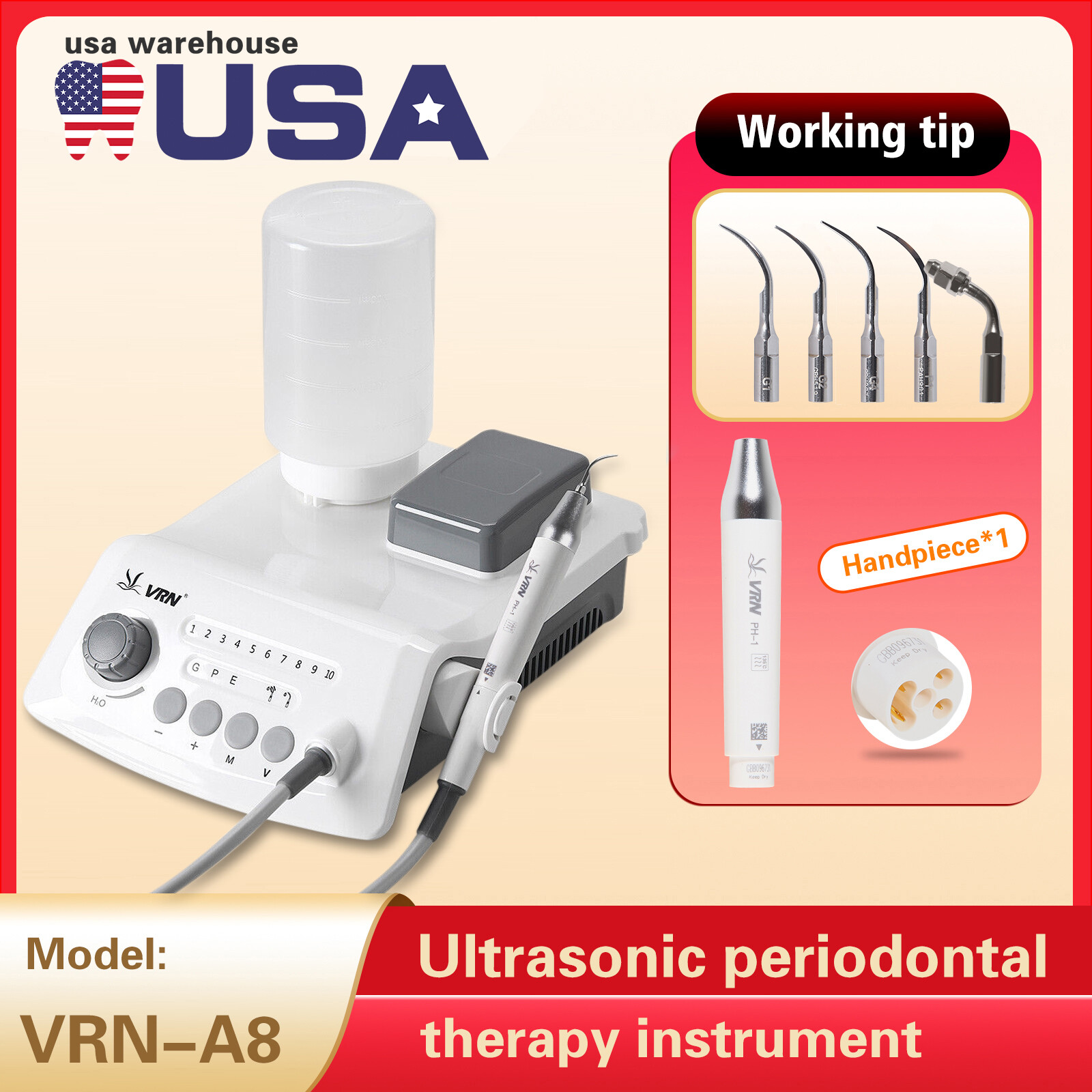 Dental Diode Laser System Wireless laser Pen soft tissue Perio Endo Medical 650