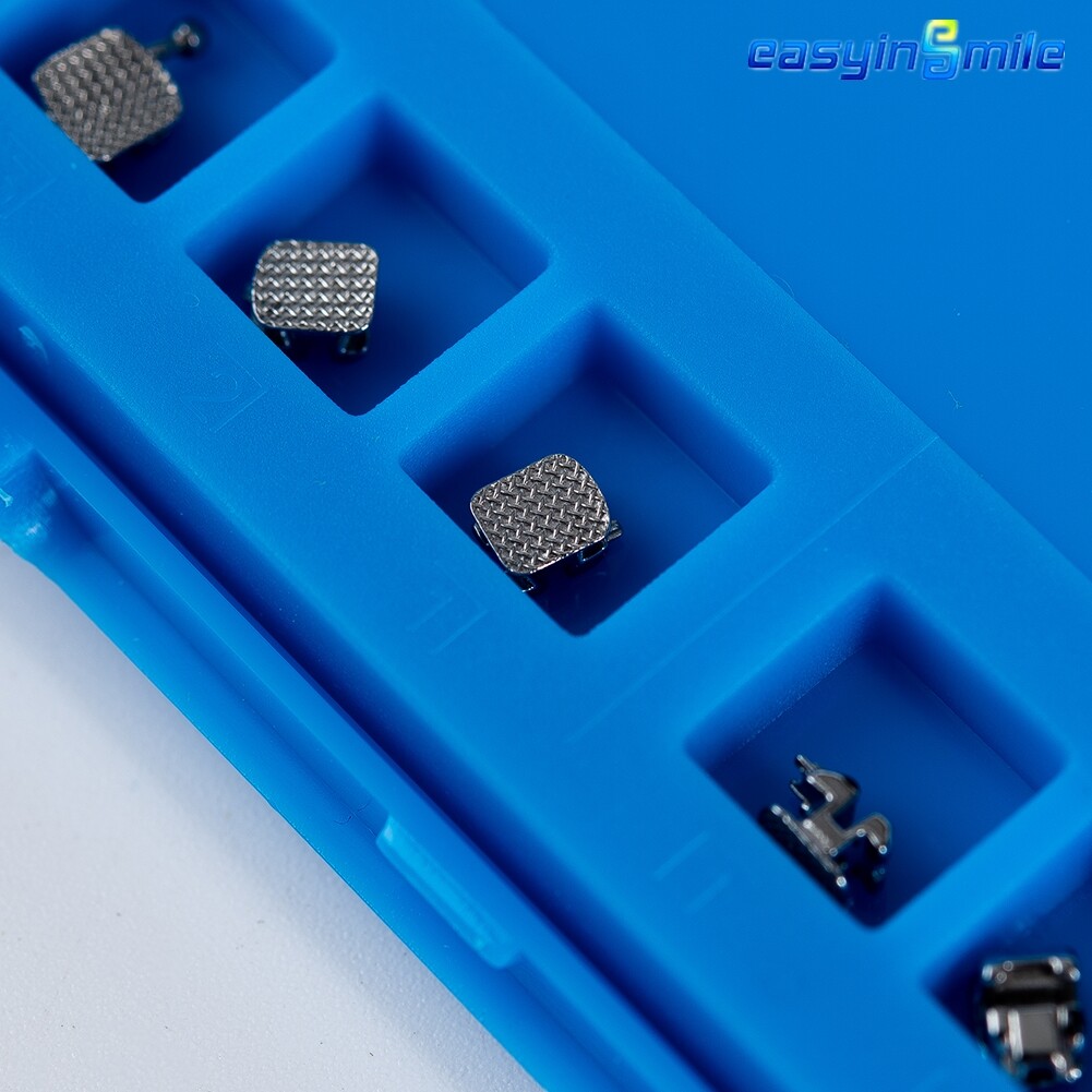 Dental Orthodontic Self-ligating Brackets Metal Braces ROTH/MBT 022 3/345Hook