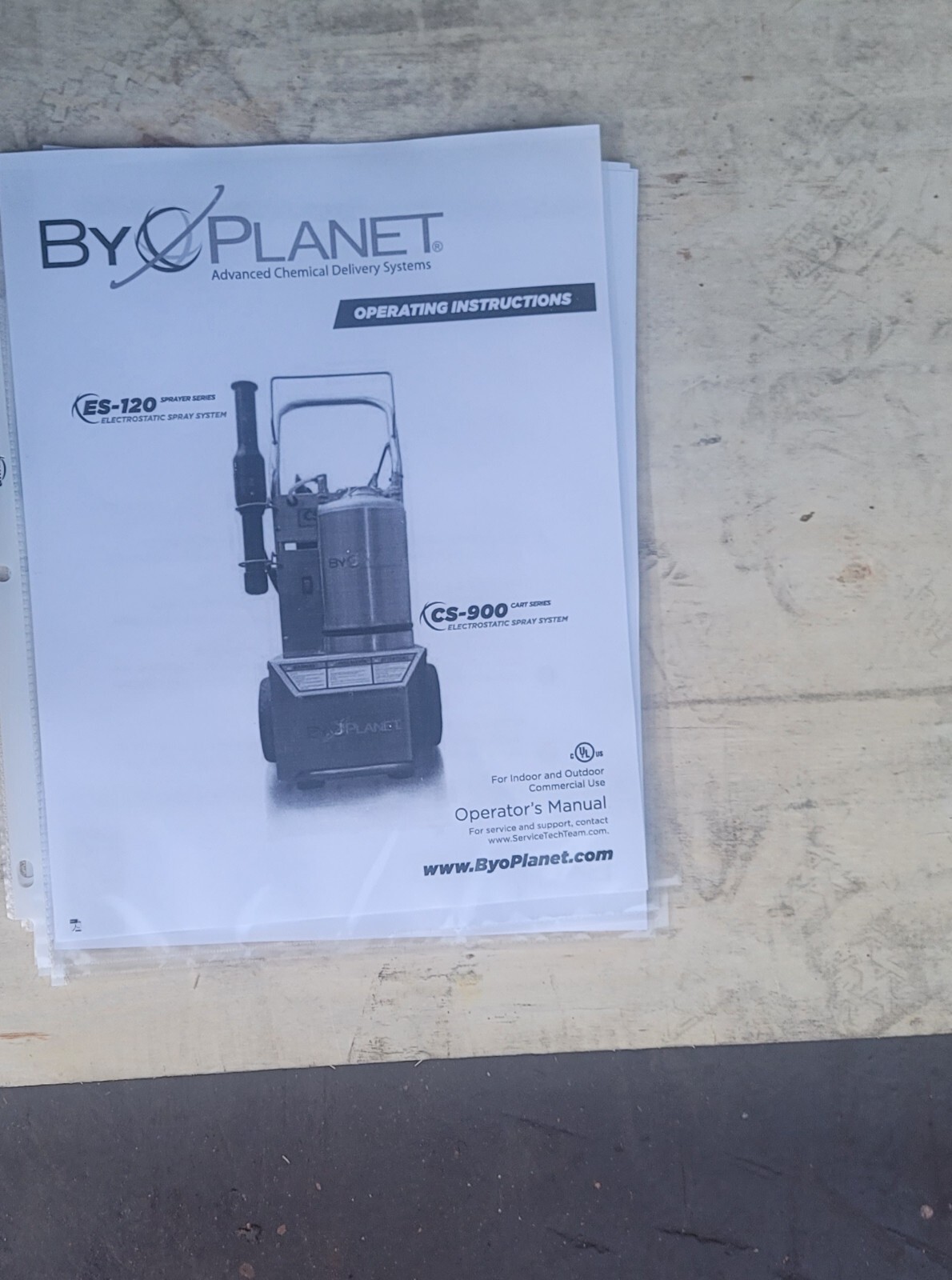 ByoPlanet CS-900 Electrostatic Sprayer System, CART SYSTEM ES120 ~FREE SHIPPING