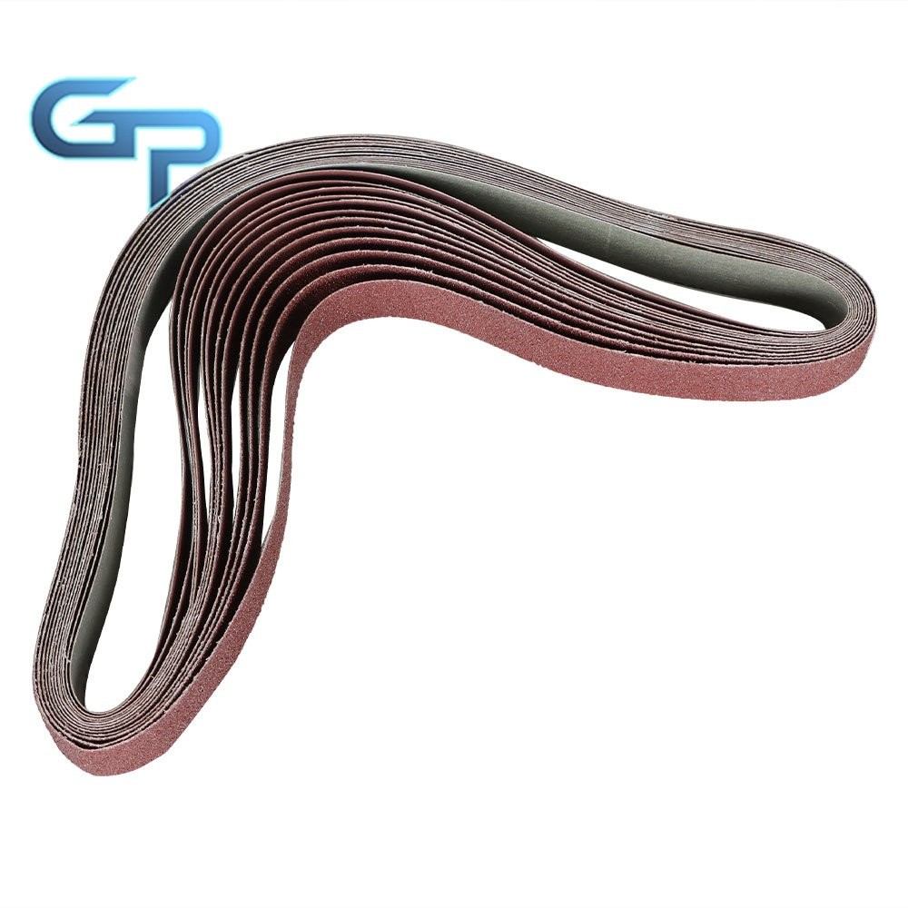 New 1 In x 42 In Sanding Belts 60 80 120 150 240 400 Grits Red Belt Sandpaper