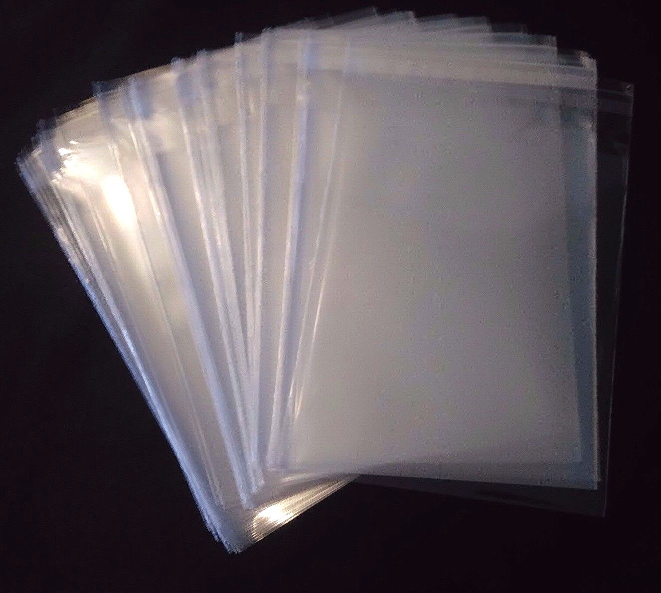 Clear Resealable Self Adhesive Seal Cello Lip & Tape Plastic bags 1.2 mil