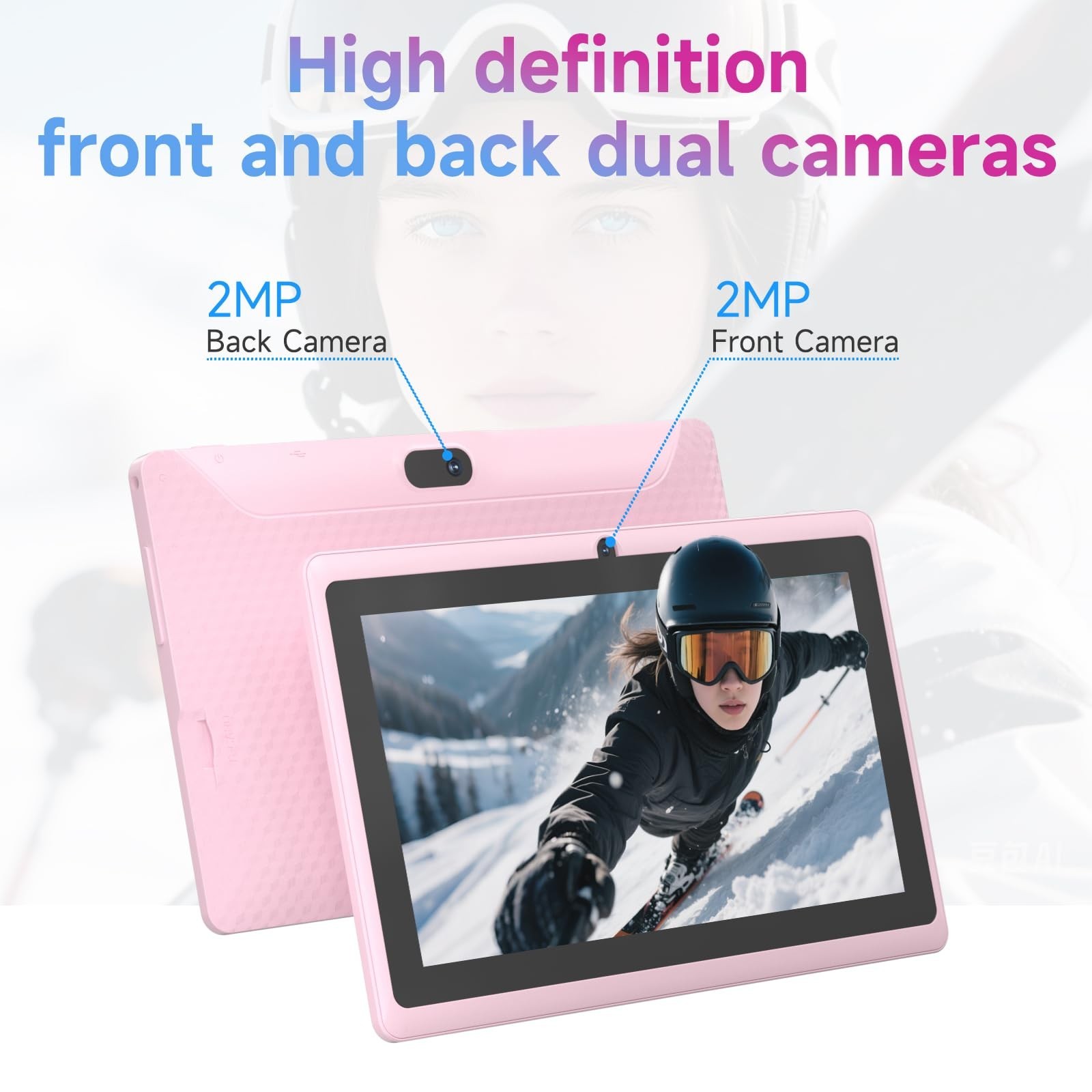 Tablet 7Inch Android 14.0 with Protective Case, 8GB(4+4GB Expand) RAM+ 32GB R…