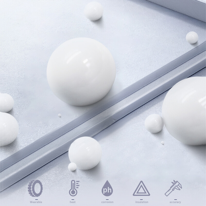 Zirconia Ceramic Ball G10 High Precision Solid Bearing Balls Dia 0.8mm-6.35mm