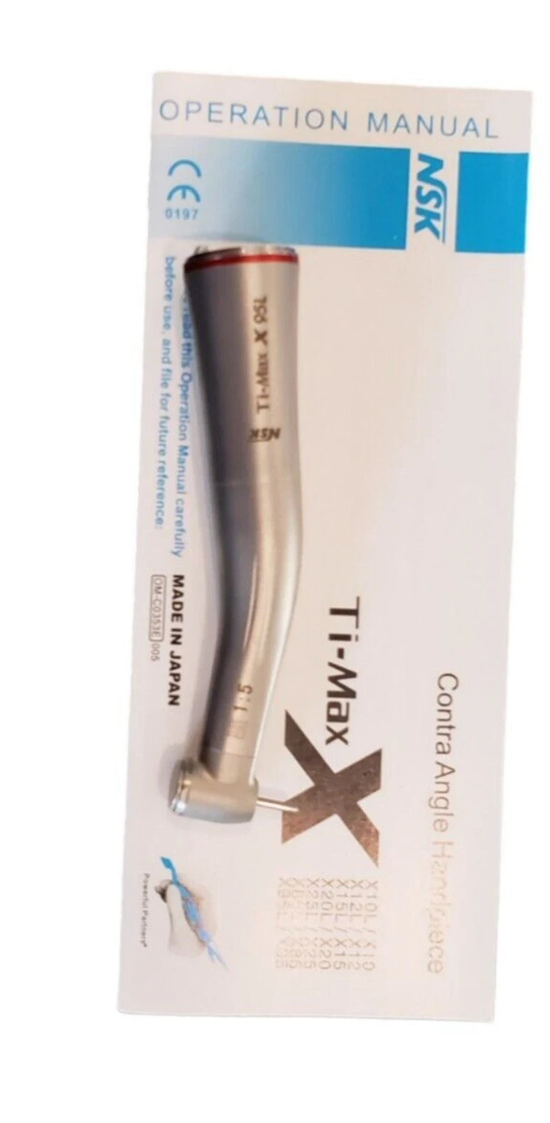 NSK Ti-Max Model No. X95L 1:5 Electric Attachment Ti Max X95 L