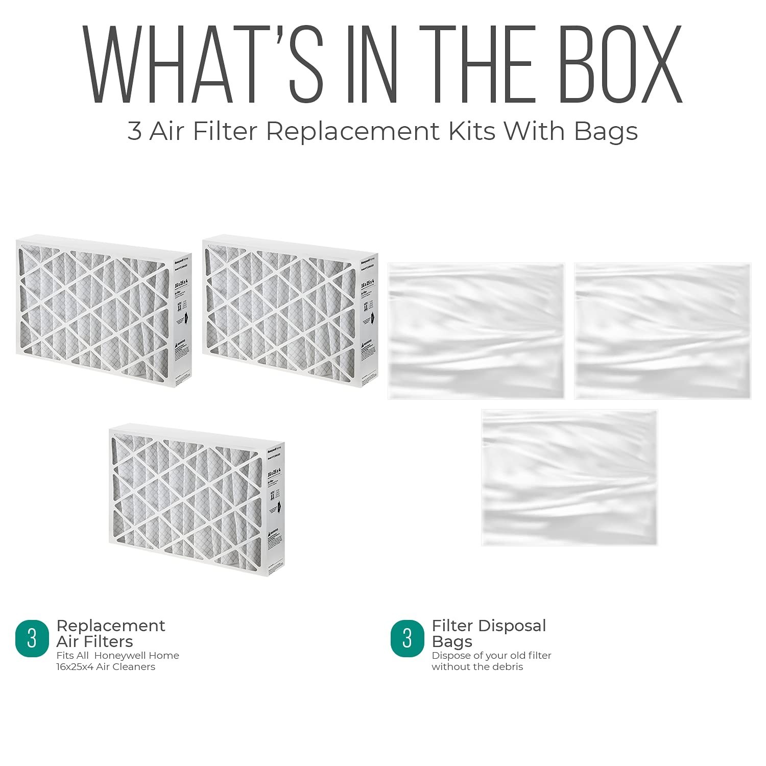 Furnace Filters 16x25x4 – HVAC Air Filter Replacement FC100A1029 Merv 11 with…