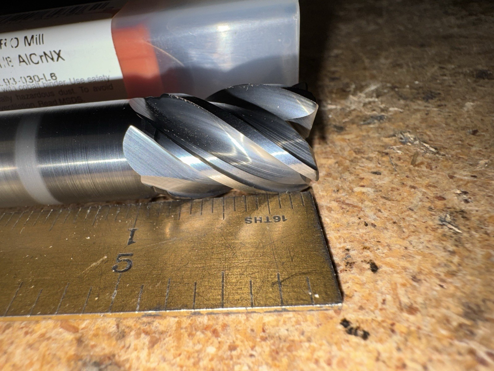 5/8”x 5/8”x 3/4”x 6” 5FL CARB/COAT AlCrNX FINISH END MILL IMCO BRAND NEW