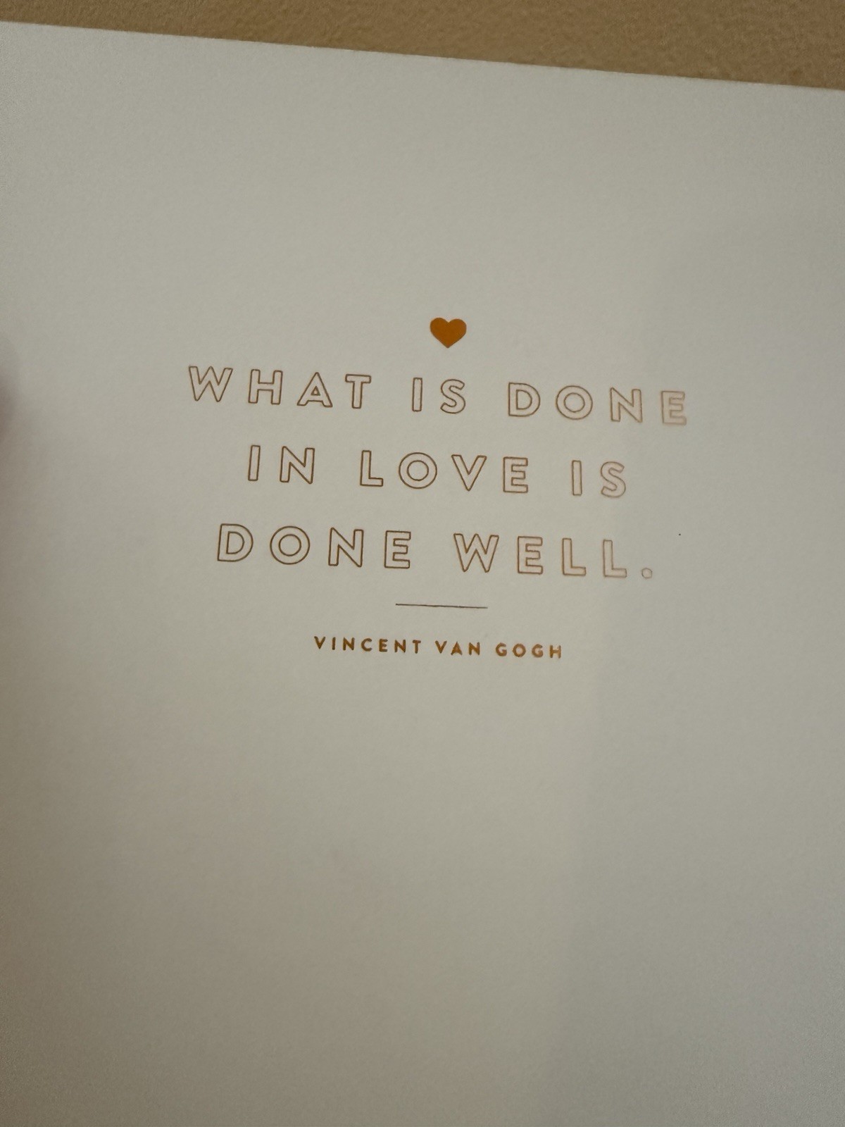 Fringe Studio Notebook Journal With Pockets-Van Gogh Love Spiral 240 lined pages