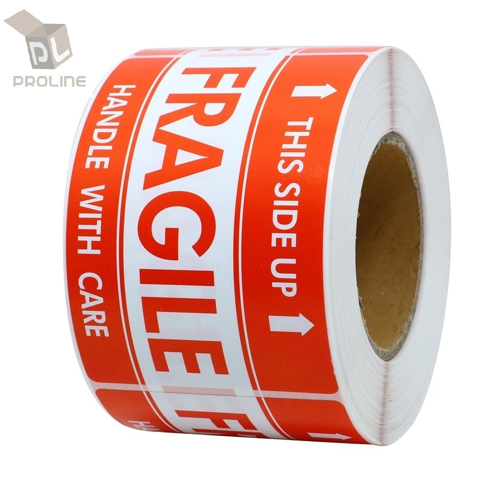 500 Labels 2×3 FRAGILE This Side Up Shipping Mailing Handle with Care Stickers