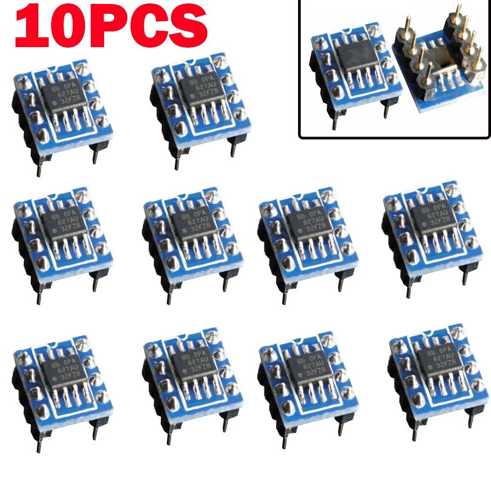 10X Dual to Mono Op module OPA627AU replace NE5532 Philippines Made TOP Board 8P