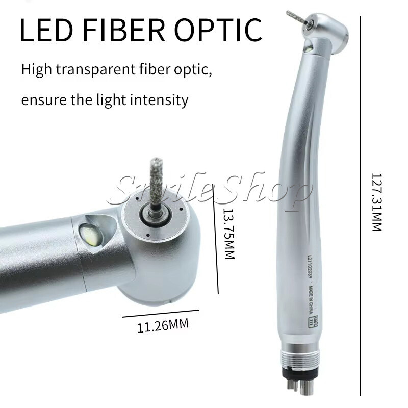 NSK Style Dental Pana Max LED High low Speed Handpiece 2/4 Hole Air Turbine kit