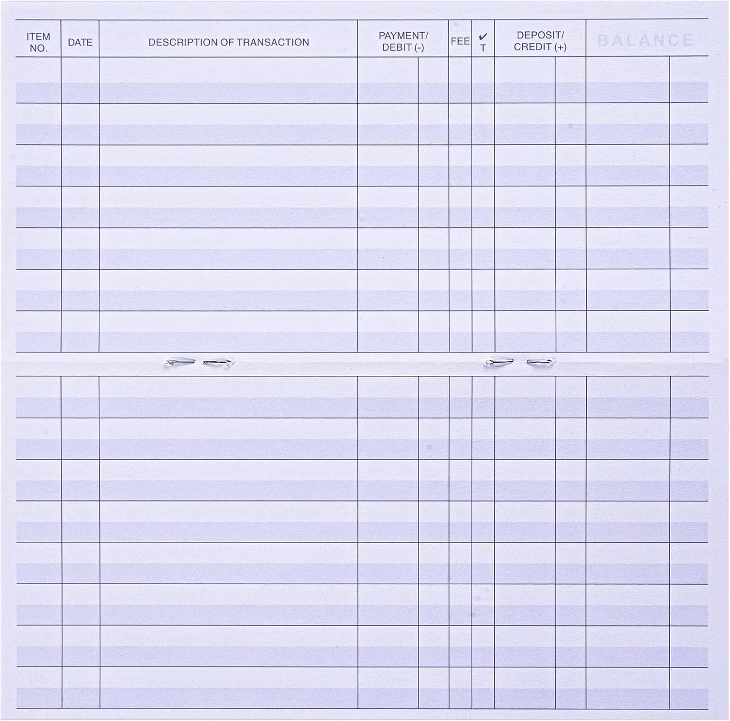 24PCS Check Registers Personal Checkbook Easy to Read Transaction Record Book