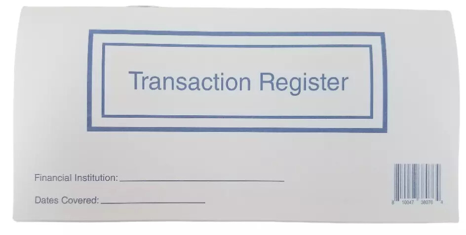Checkbook Transaction Registers 2023 2024 2025 Calendar Check Book Register
