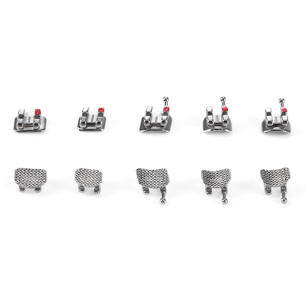 Dental Orthodontic Metal Brackets Braces Mini Roth/MBT 022/018 Hooks 3/345