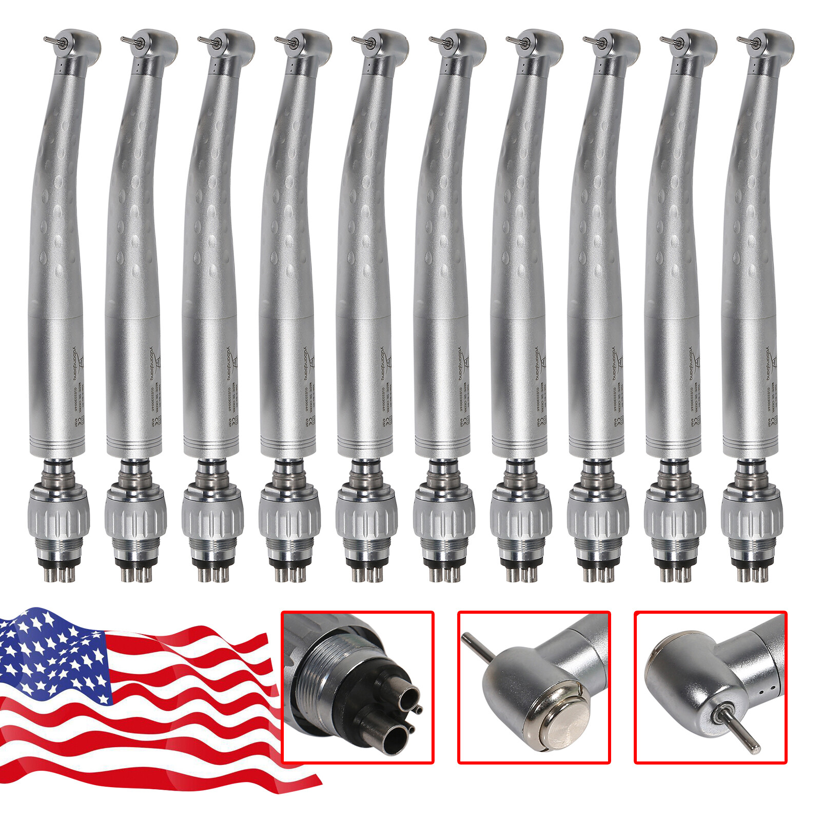 KaVo Style Dental High Speed Handpiece with 4 Hole Quick Coupler Coupling Swivel