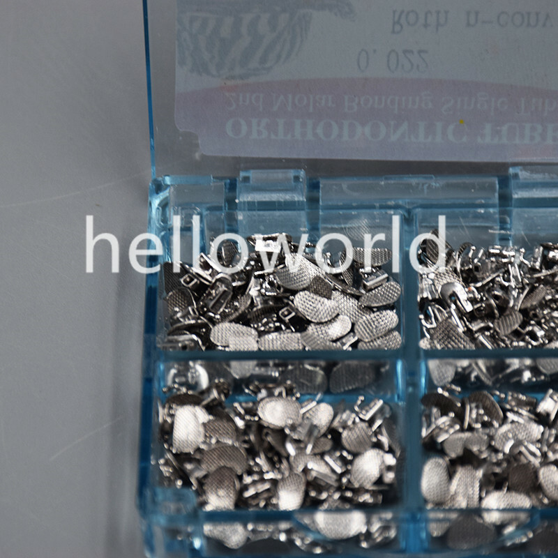 50 Set/Box Dental Orthodontic Second Molar Roth 022 Non-Convertible Buccal Tubes
