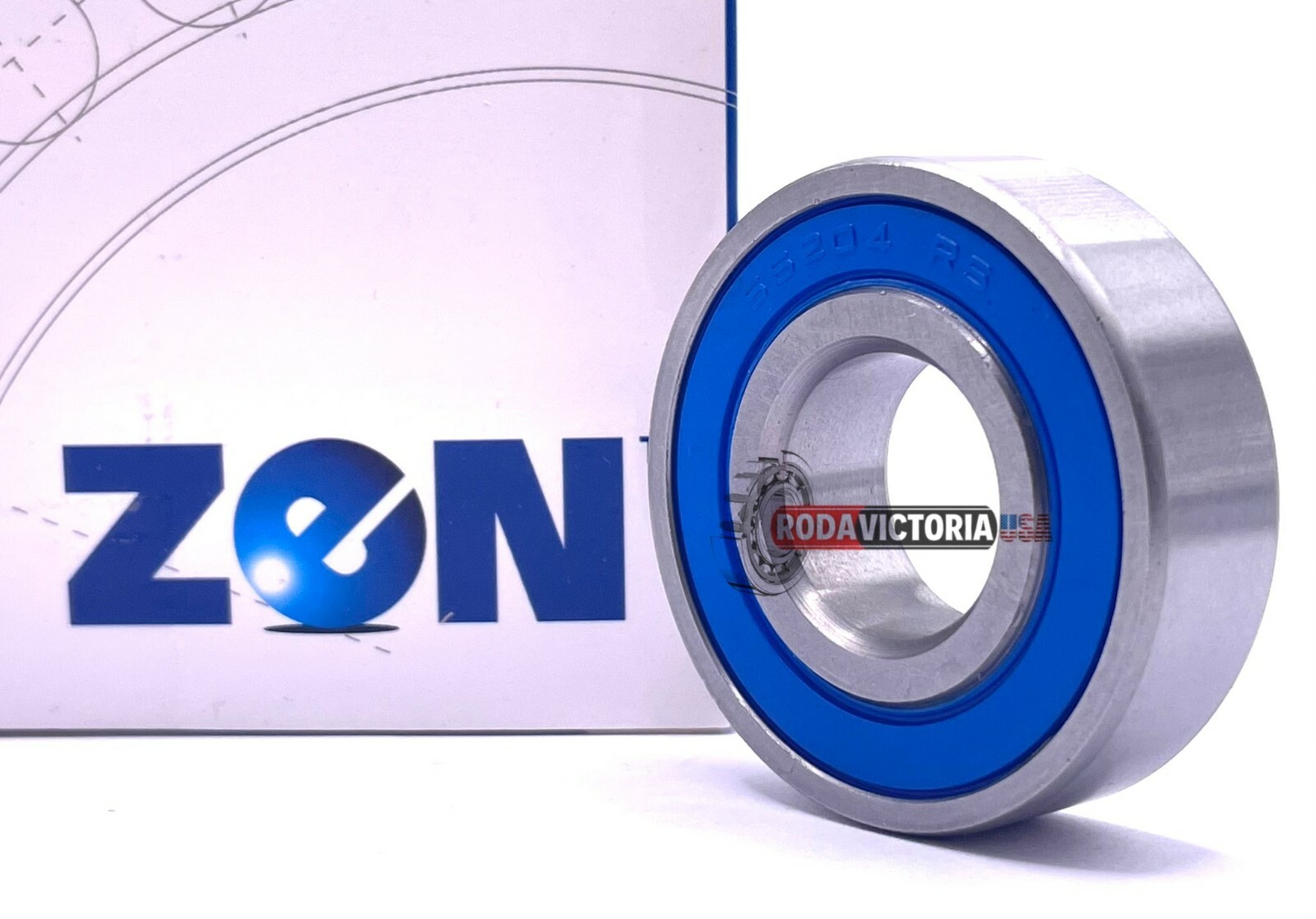 S6204-2RS Bearing 20mm x 47mm Stainless Steel 6204RS