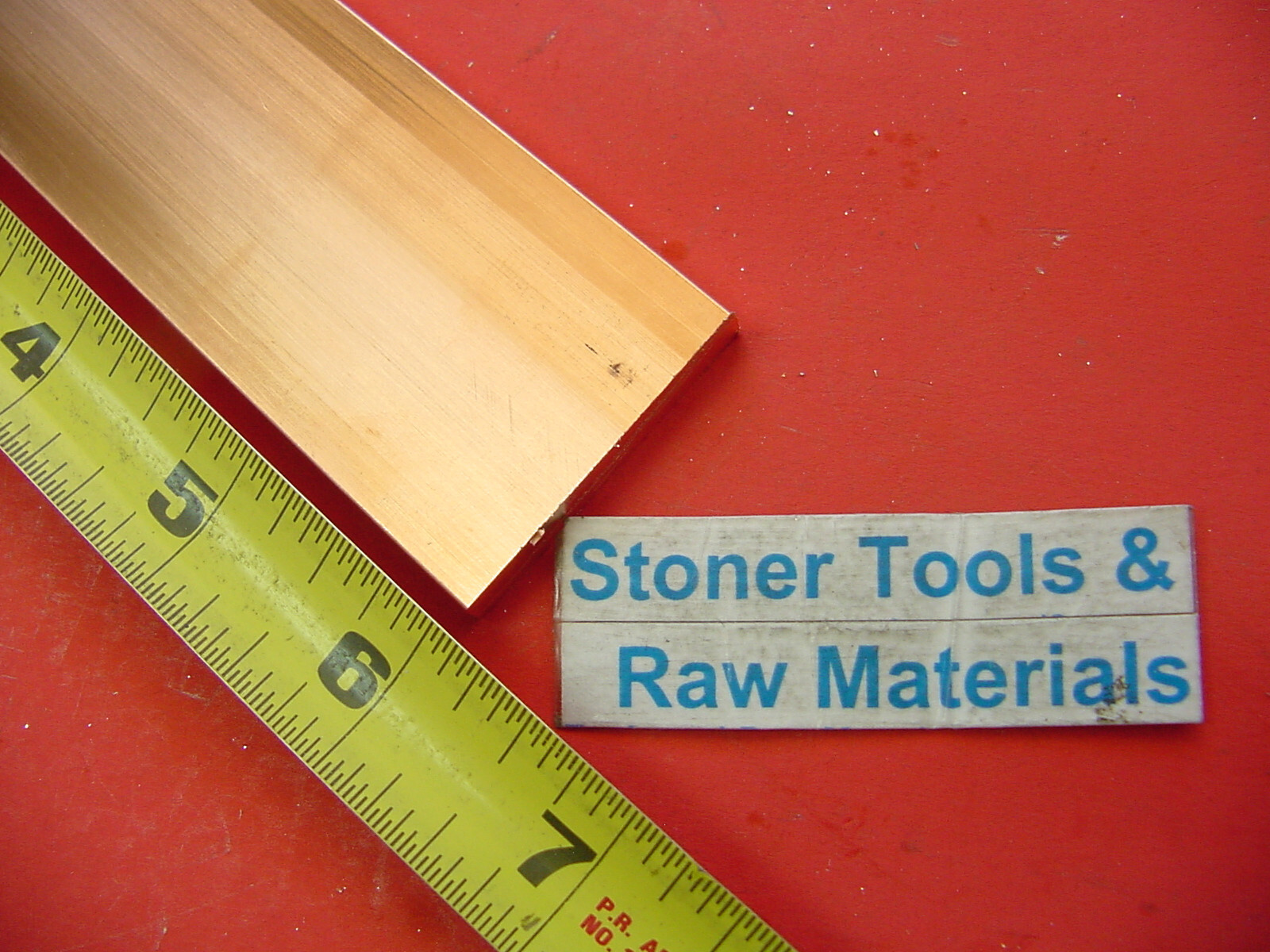 3/8″x 2″ C110 COPPER BAR 6″ long Solid Flat .375″ Bus Bar Stock H02 Cut New