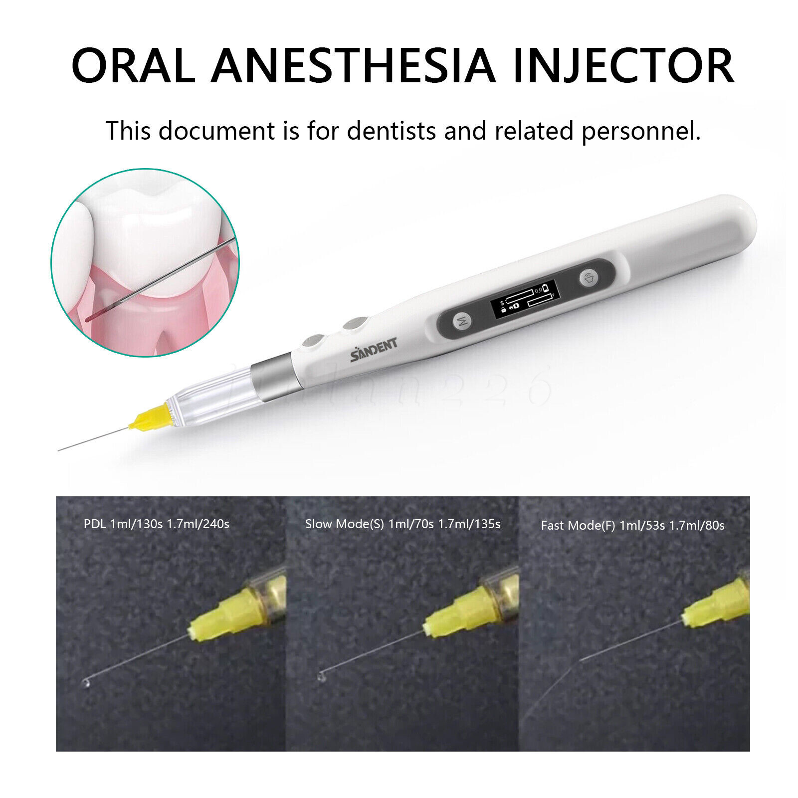 Dental Painless Oral Electronic Anesthesia Delivery Device Pen