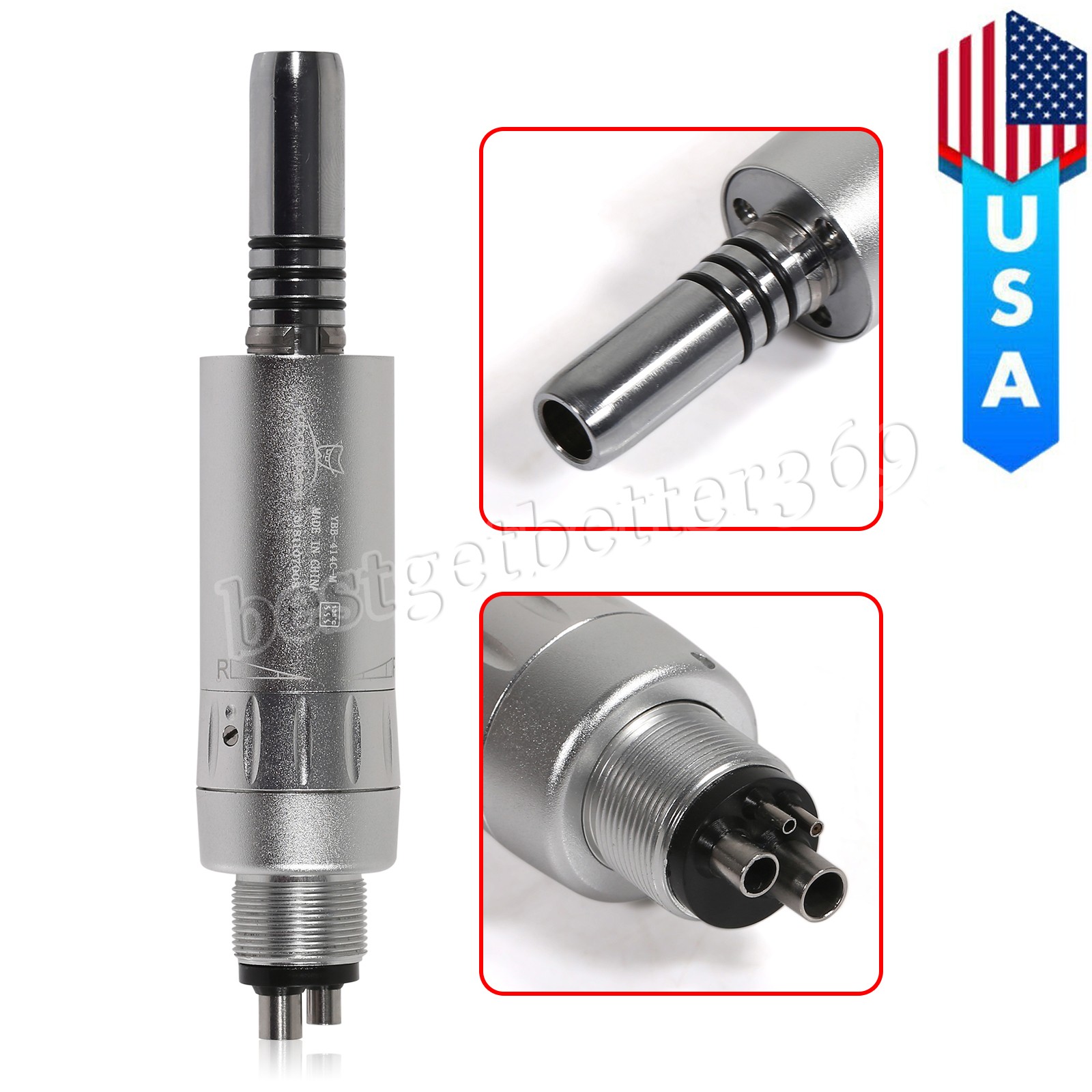 Dental Air Motor Slow Low Speed Handpiece Cooling Unit Internal Water Spray M4