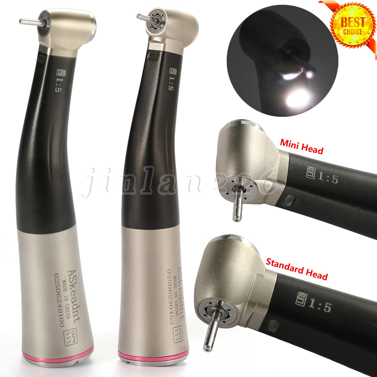 5*Dental Ultrasonic Scaler Tips/ 10pcs Key/1*Scaler Handpiece Fit Cavitron EMS