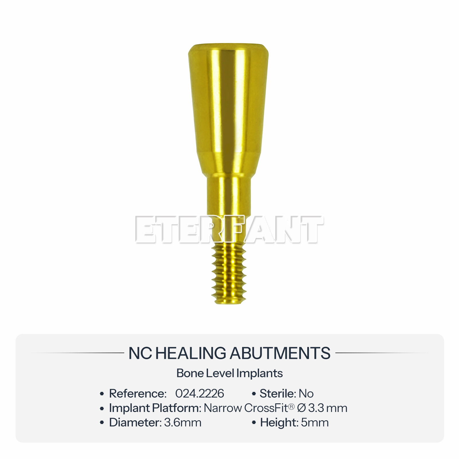 Dental Healing Cap Abutments NC/RC Cover Screw Titanium Fit Straumann ITI BLT