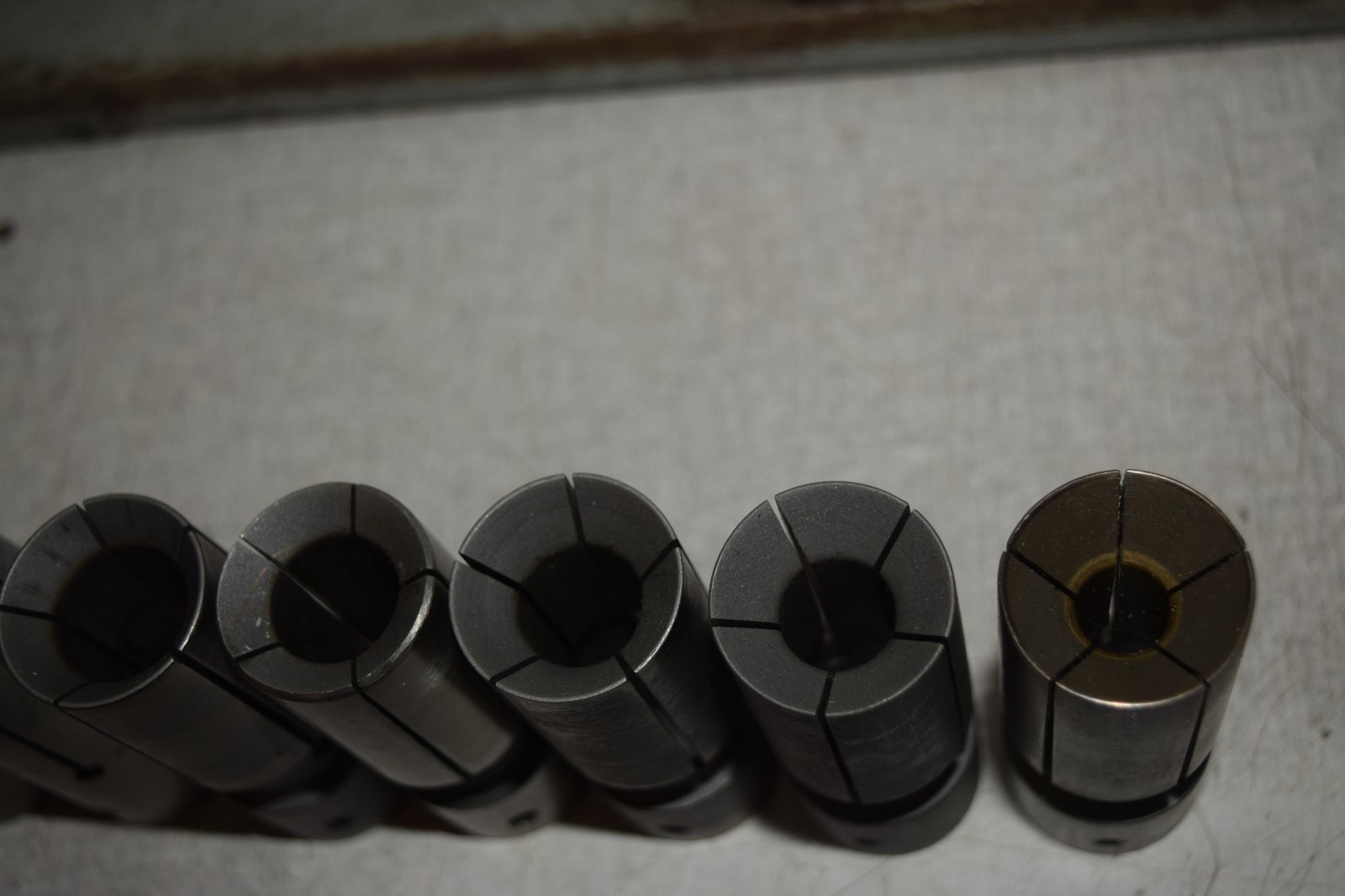 S&M Southwick & Meister 32DL Bar Loader Feeder Collet Collets Lot of 7