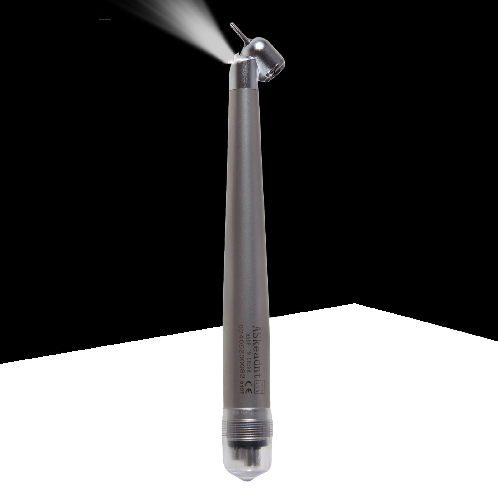 NSK Style Dental LED 45° Degree Surgical High Speed Handpiece Push Button 4 Hole