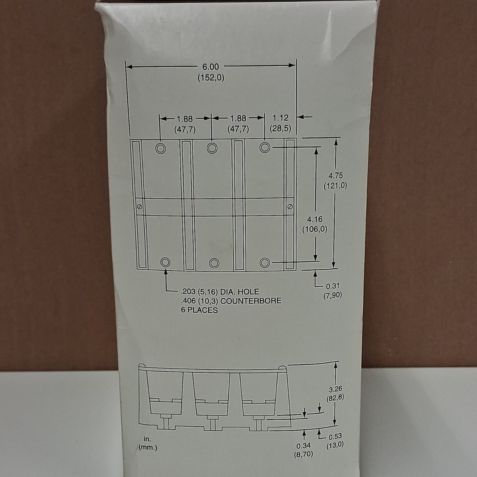 Allen-Bradley 1492-PD3183 3-Pole 600V Power Terminal Block Screw-On Black
